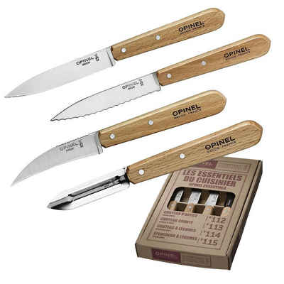 Opinel Messer-Set Küchenmesser LES ESSENTIELS (Set, 4-tlg), rostfrei