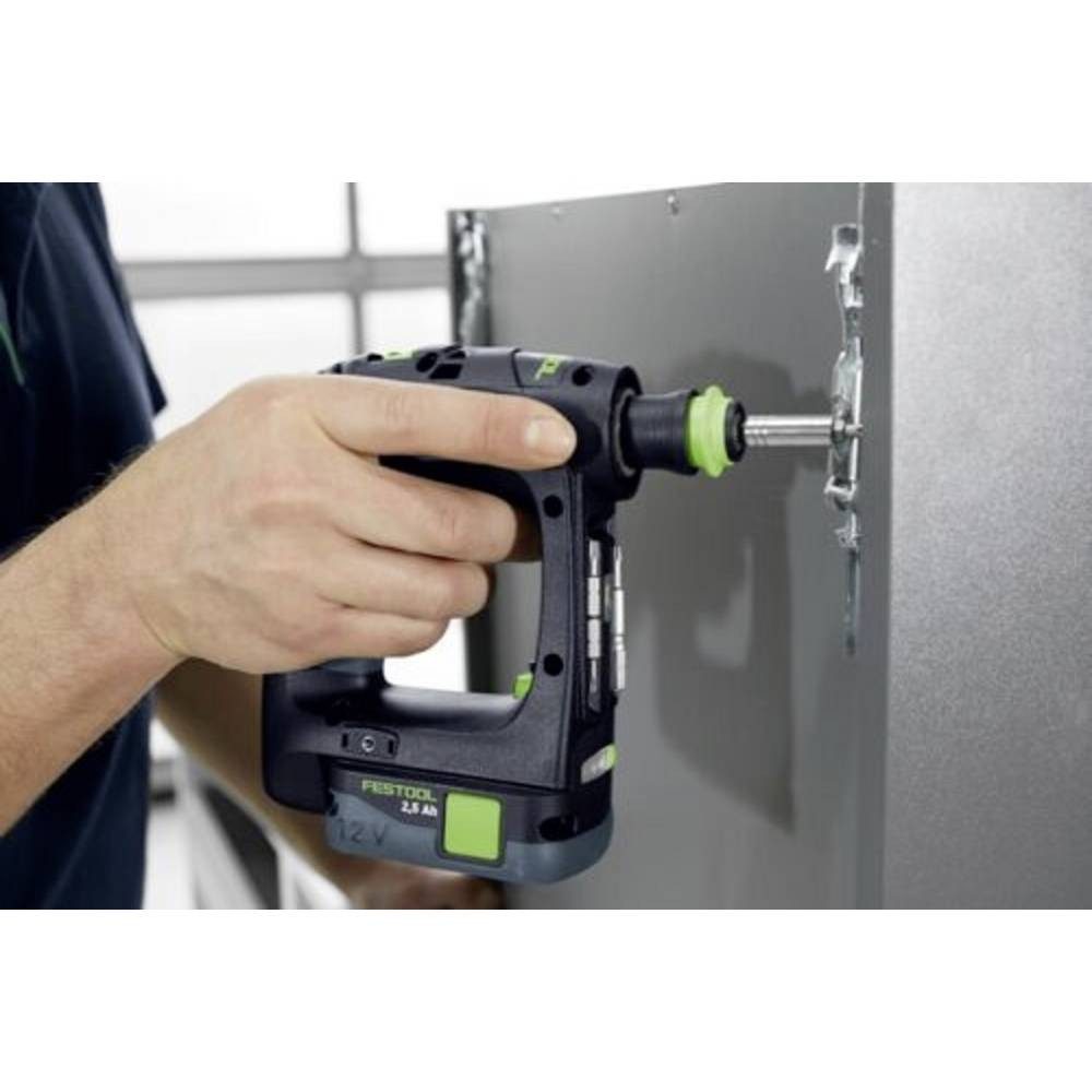 FESTOOL Akku-Schrauber CXS 12 2,5-Plus Akku-Bohrschrauber 10.80 V 2.50 Ah inkl. Akku, inkl., inkl. Akku, inkl. Ladegerät
