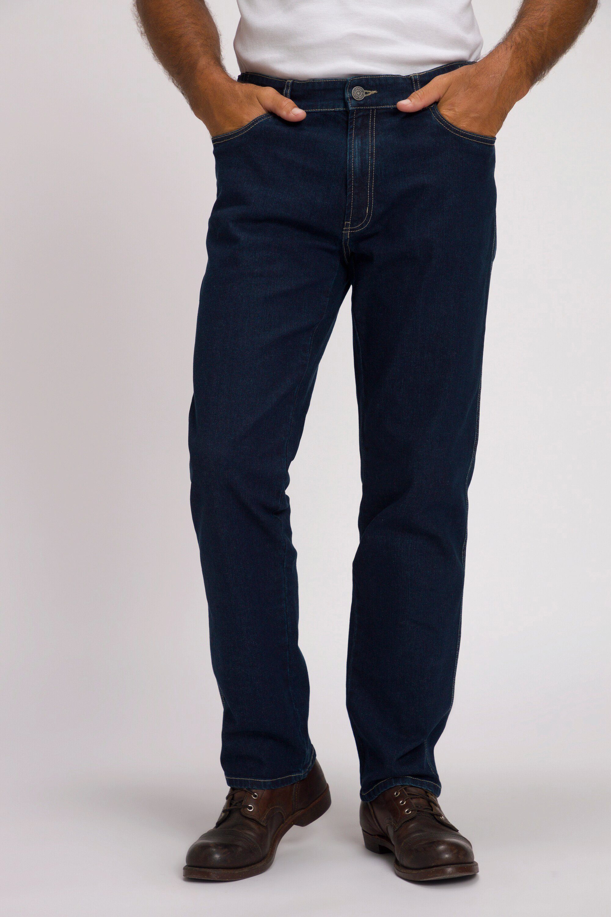 JP1880 Cargohose Traveller-Jeans elastischer Bund Regular Fit blue denim