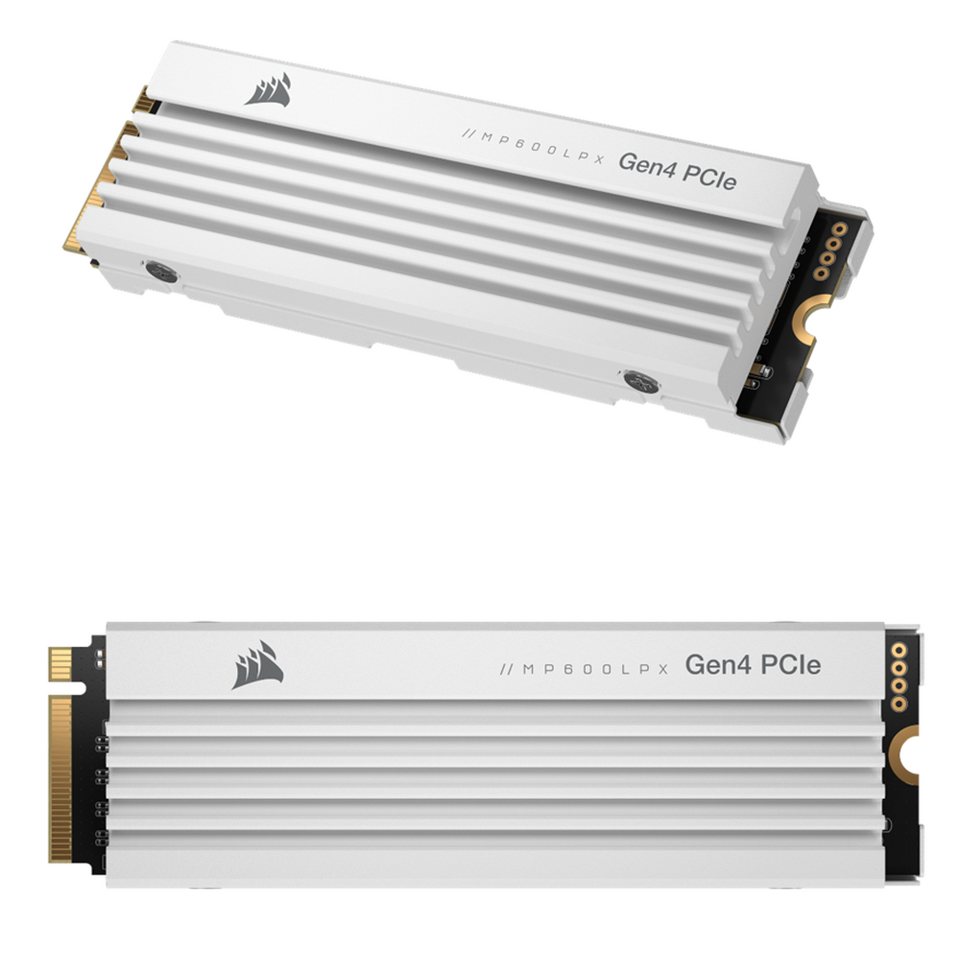 Corsair MP600 PRO LPX 1TB SSD interne SSD 7100,00 MB/S Lesegeschwindigkeit,  5800,00 MB/S Schreibgeschwindigkeit, Enorme Gen4-Speicherleistung für die  PS5, Datentransferrate: Lesen: 7.100 MB/s, Schreiben: 5.800 MB/s