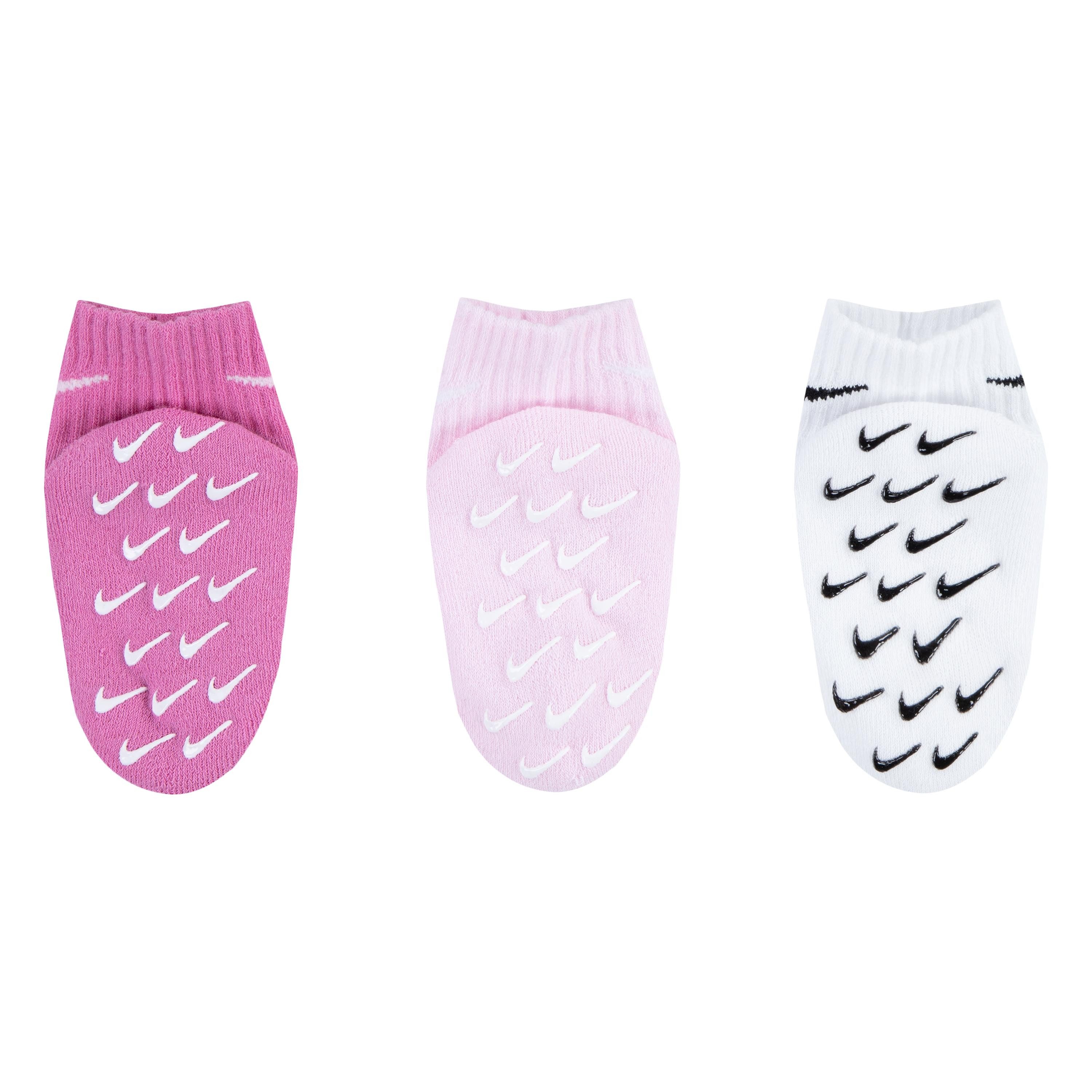 Nike Sportswear Socken NHN 3PK INF/TODD GRIPPER QTR S (3-Paar) für Babys, dreierpack, mit Elasthan-Anteil