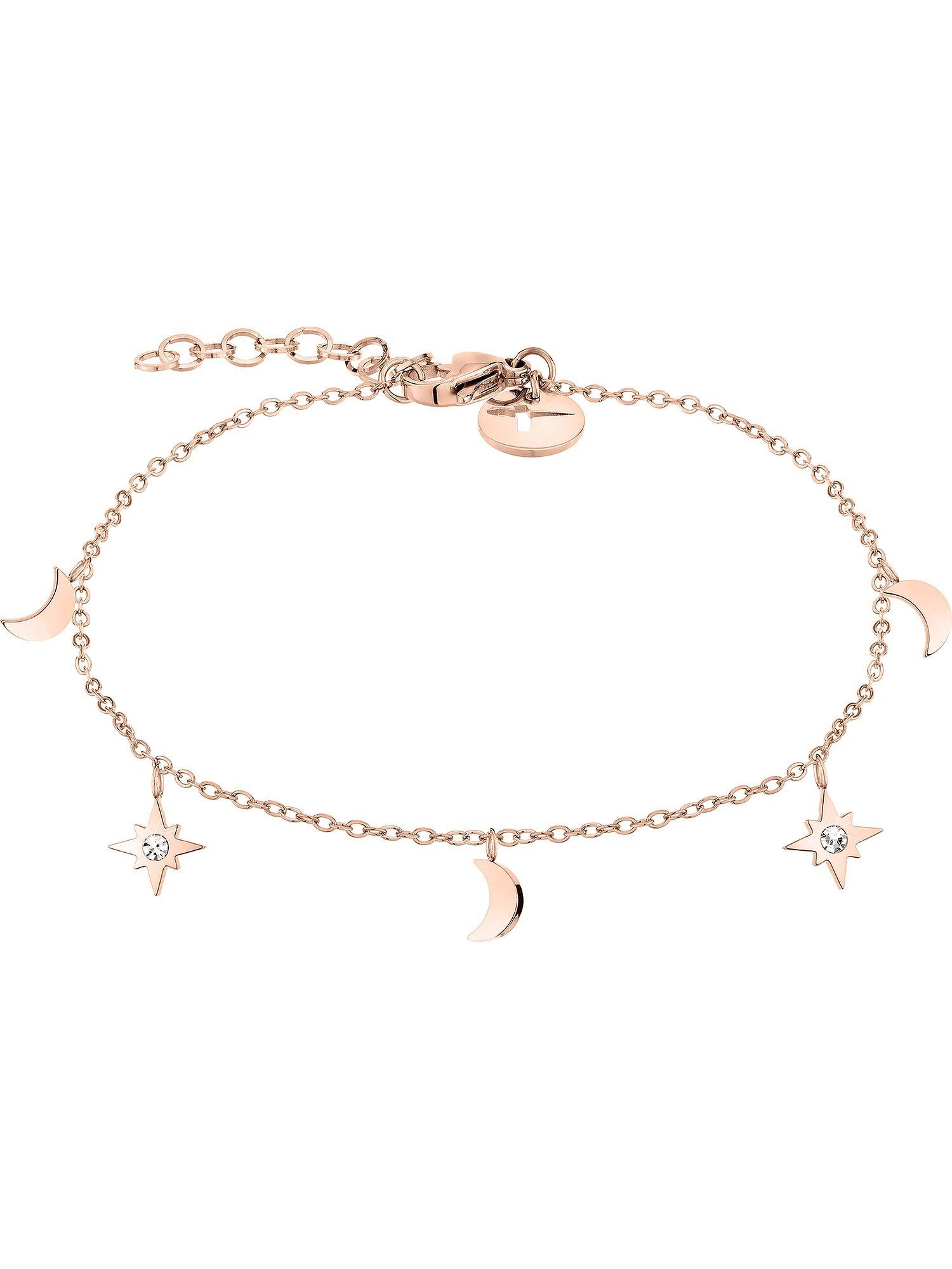 Tamaris Edelstahlarmband Tamaris Damen-Armband Edelstahl Zirkonia, Trendig