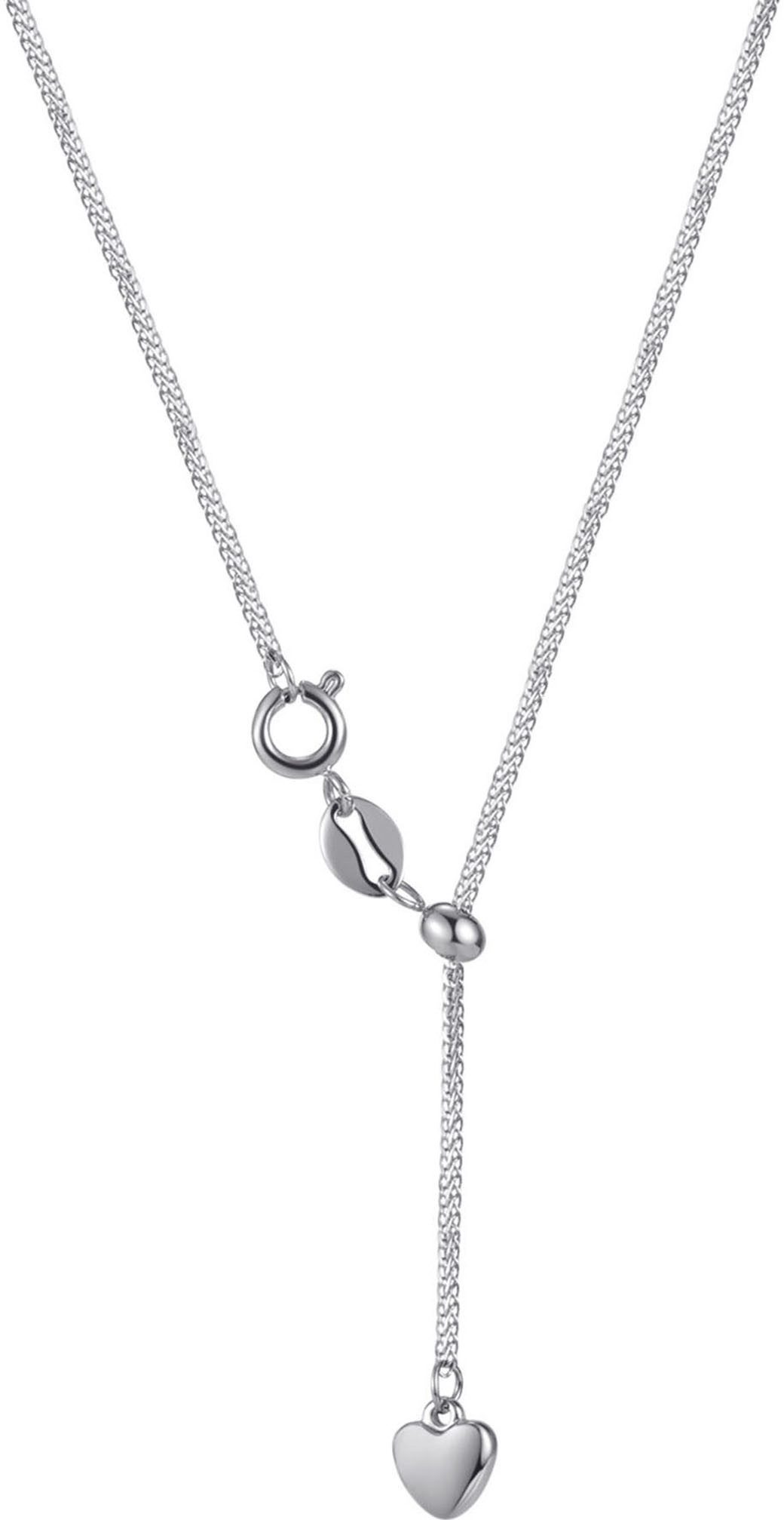 Firetti Y-Kette Schmuck Geschenk Edelstahl Halsschmuck Halskette Ankerkette Herz