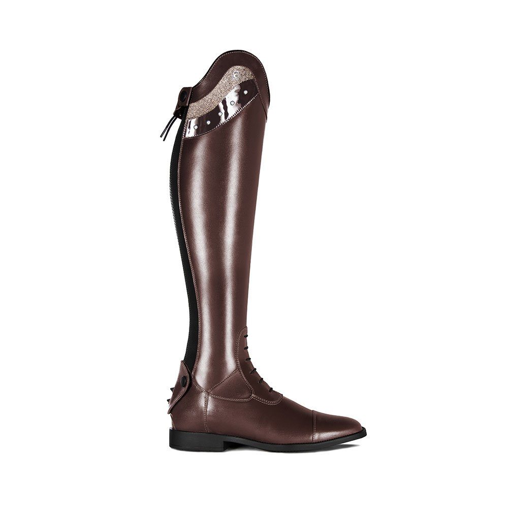 Cavallo Cavallo Linus SLIM Lederreitstiefel mit Lack + Strass + Bling Reitstiefel