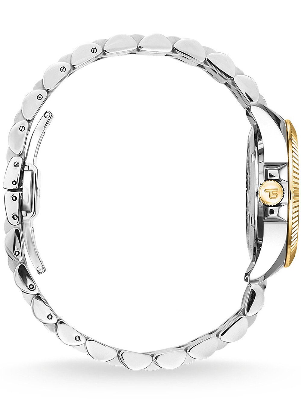 THOMAS SABO Quarzuhr Thomas Sabo WA0370-291-203 Bicolor Damenuhr 33mm 5ATM günstig online kaufen