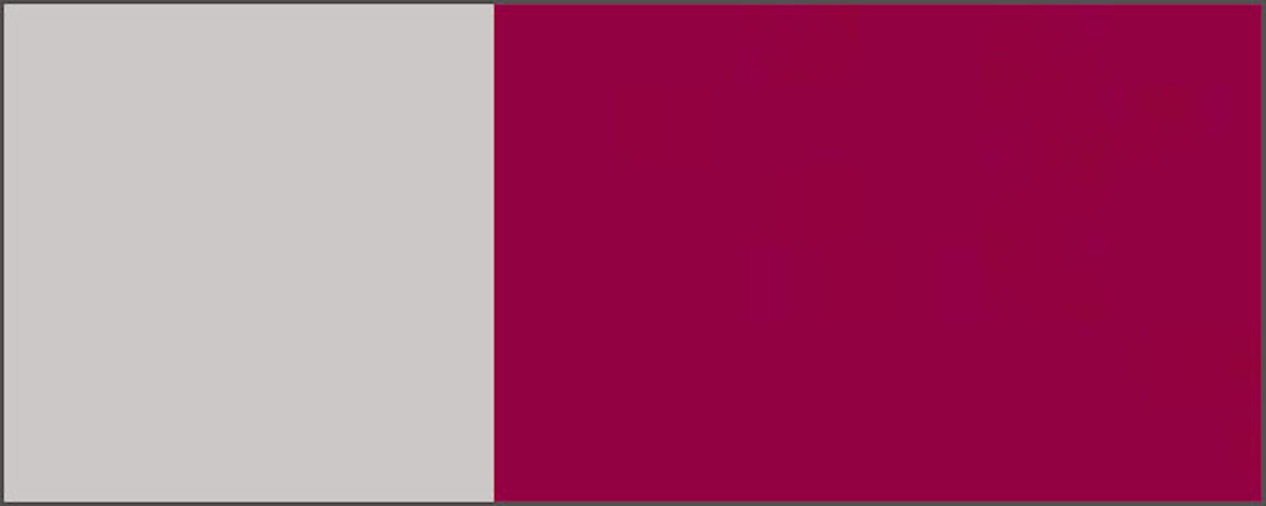 Korpusfarbe wählbar Forli Klapphängeschrank 60cm Feldmann-Wohnen Front- vino rosso und 0167 ICA®