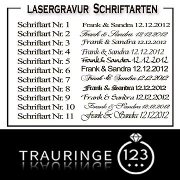 Trauringe123 Trauring WOLFRAM TRAURINGE, RINGE mit IP GOLD Platierung, Hochzeitsringe Verlobungsringe Trauringe Eheringe Partnerringe JW28