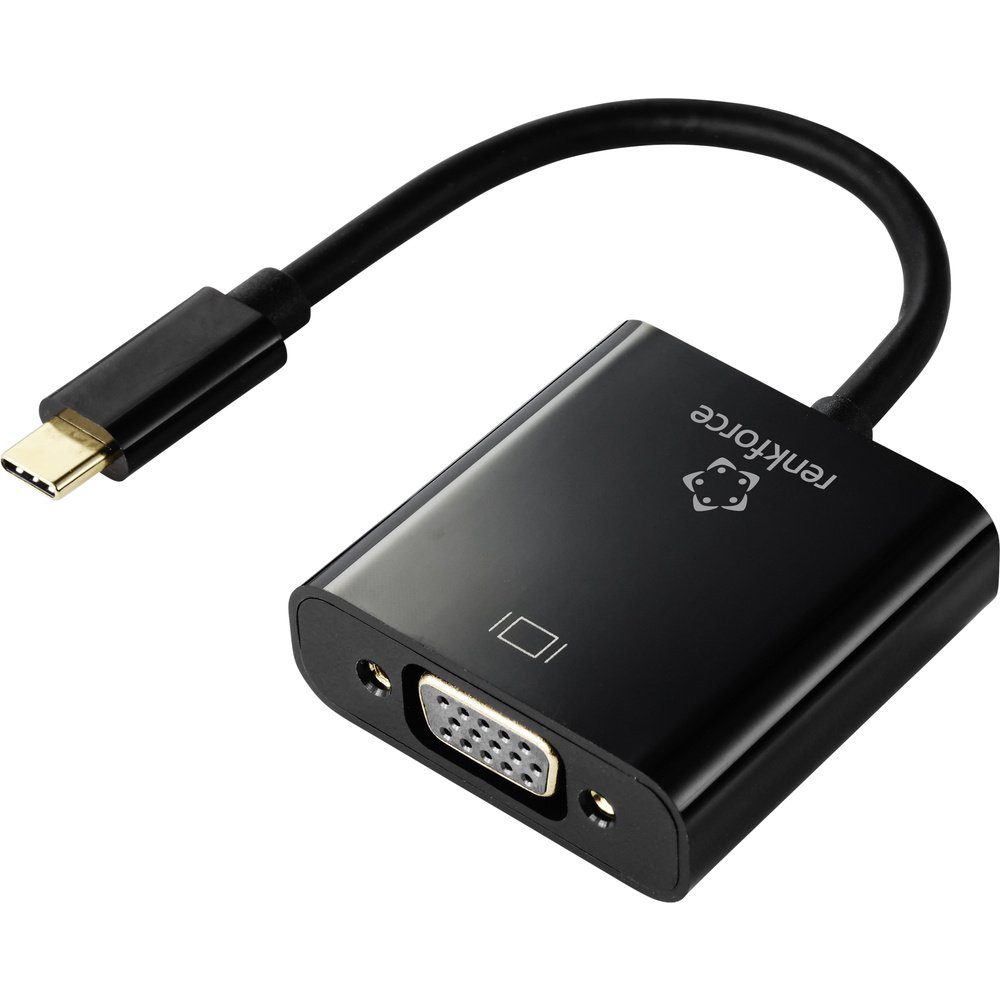 Renkforce RF-4679564 USB-C® / VGA Adapter [1x USB-C® Stecker - 1x VGA- TV-Adapter