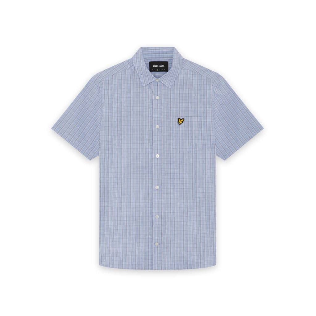 Lyle & Scott Kurzarmhemd Hemd Lyle & Scott Short Sleeve Grid Check