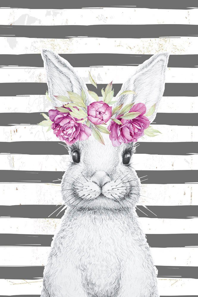 Metallbild Bunny II