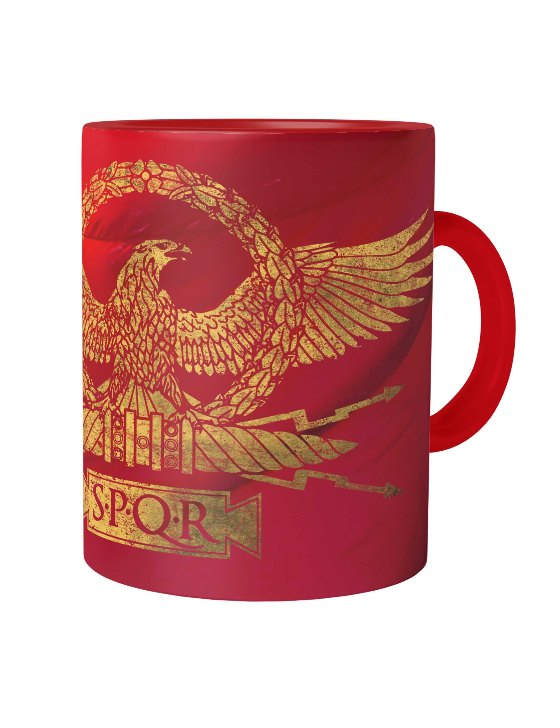 Urban Backwoods Tasse Römischer Adler Kaffeetasse Roma Rom Cäsar Karte Kaiser Julius SPQR, 1-tlg., Keramik, Legion Legionär Reich