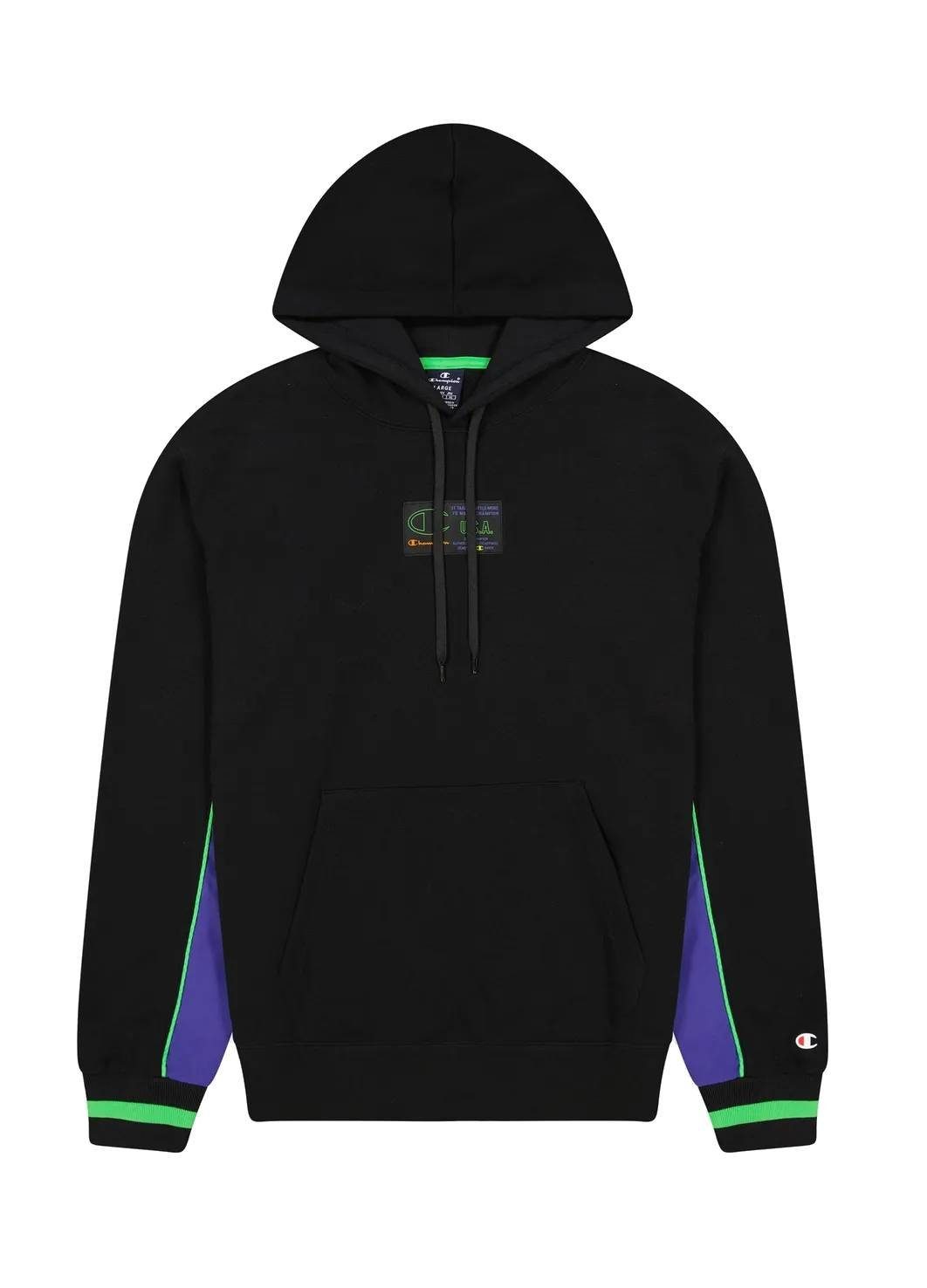 Blau 217195 Hoodie (1 Schwarz Stück, Champion 1-tlg) Champion Hoodie