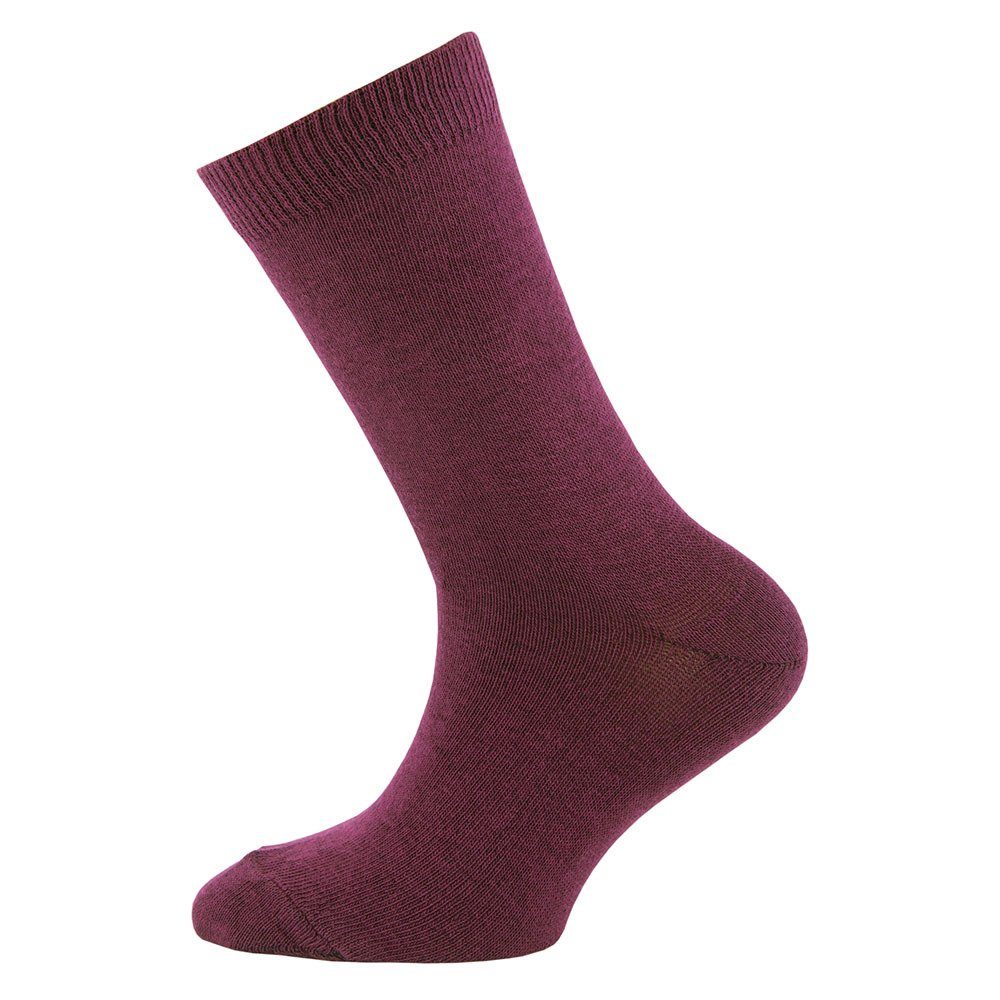 Uni Ewers Socken -rosé Socken (6-Paar) beere - flieder