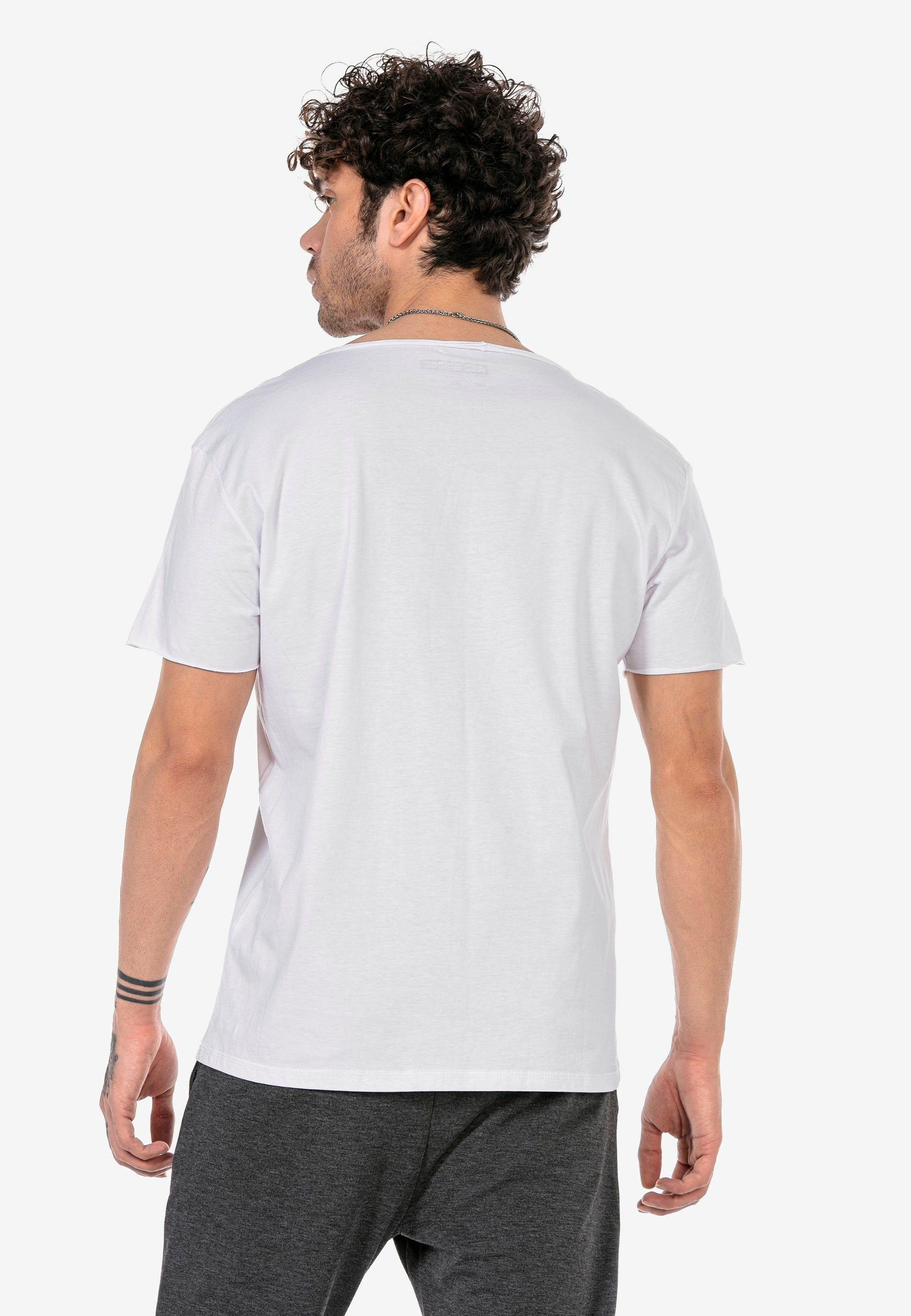 Columbia in schlichtem Design T-Shirt RedBridge weiß