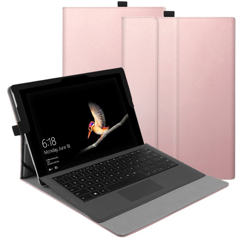 Fintie Tablet-Hülle Hülle für Microsoft Surface Go 3 (2021) / Surface Go 2 (2020) / Surface Go (2018) 10 Zoll Tablet, Multi-Sichtwinkel Hochwertige Kunstleder Schutzhülle, Type Cover Kompatibel