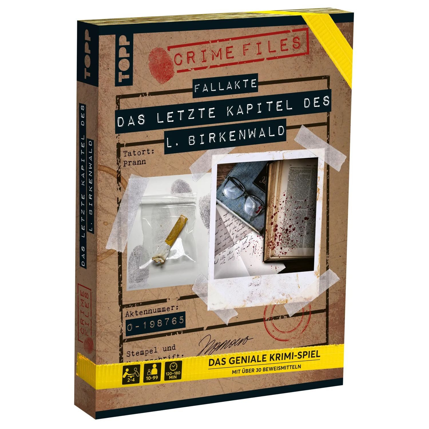 frechverlag Spiel TOPP Crime Files - Fallakte: Das letzte Kapitel des L. Birkenwald -...
