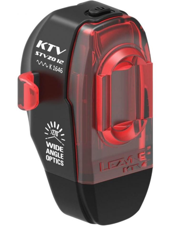 Lezyne Fahrradbeleuchtung Lezyne Rückleuchte LED rot KTV Drive StVZO schwarz 11 Lumen Akku