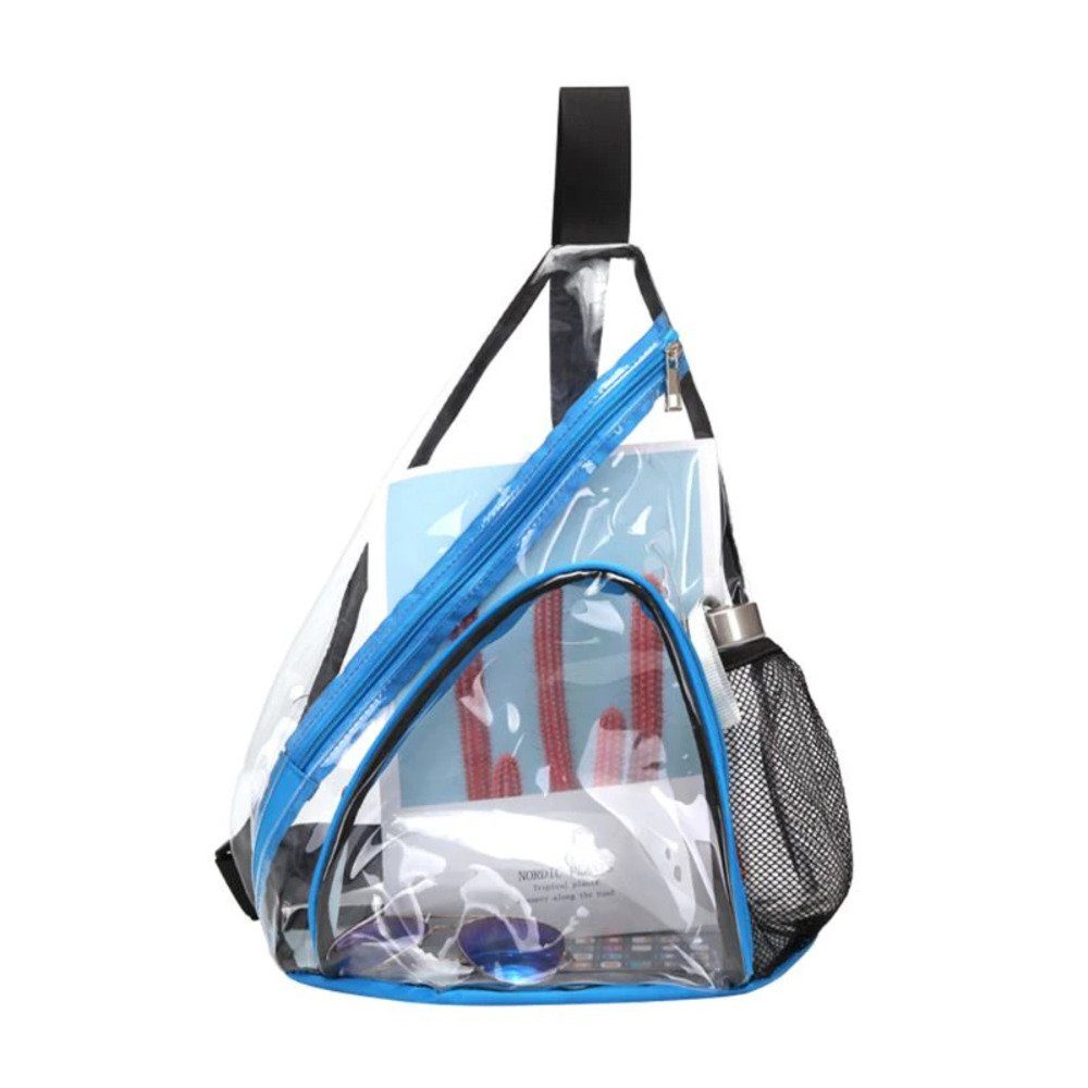 Einemgeld Umhängetasche Transparente Schultertaschen, Mini Bauchtasche Wasserdicht Sling Bag