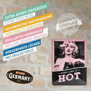 Nostalgic-Art Metallschild Blechschild 15x20 cm - Celebrities - Marilyn Monroe