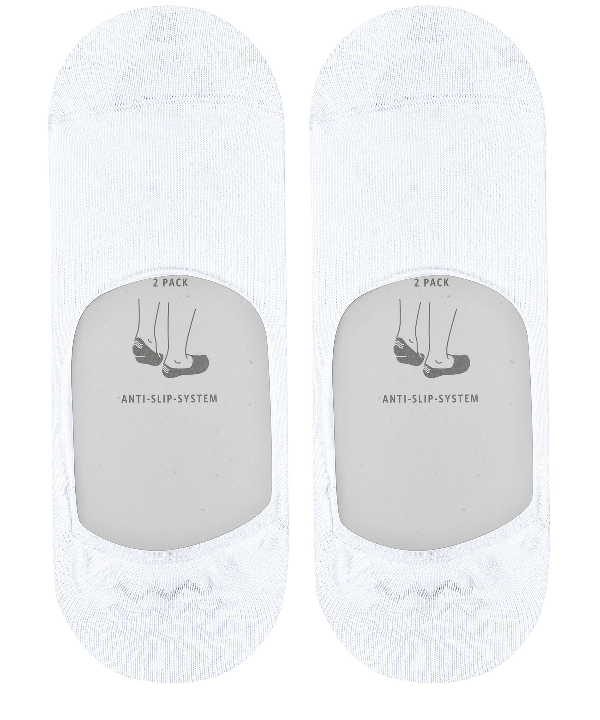 Esprit Füßlinge Basic Uni 2-Pack Füßlinge (2-Paar) aus hautschmeichelnder Baumwolle