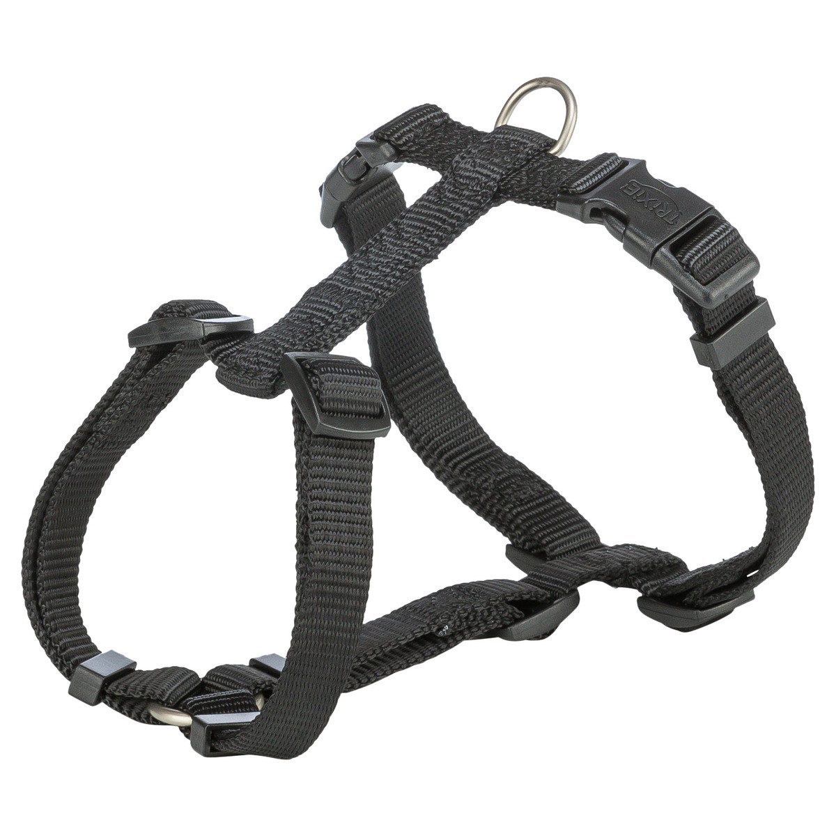 TRIXIE Hunde-Geschirr Premium H-Geschirr schwarz günstig online kaufen