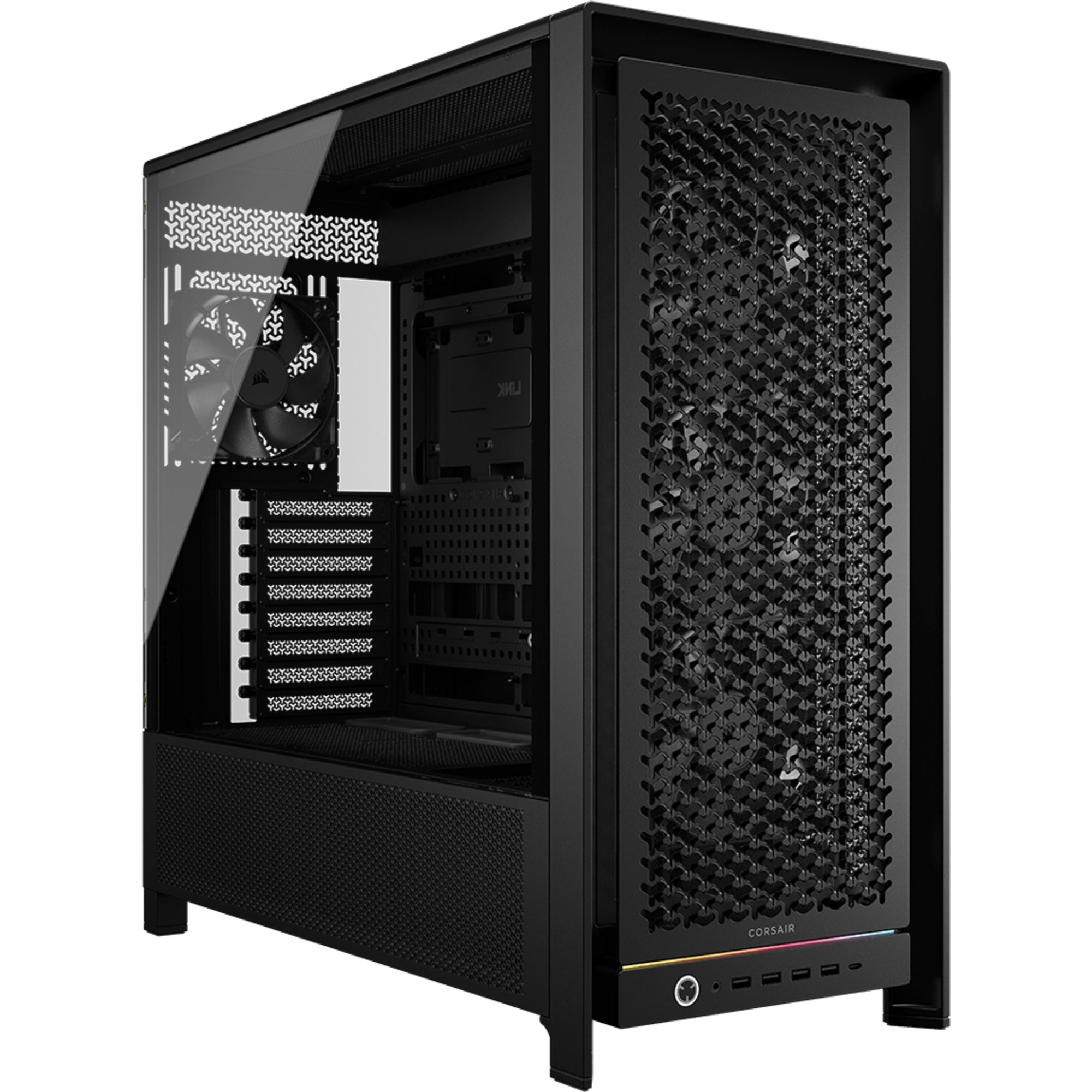 Corsair PC-Gehäuse Corsair FRAME 5000D RS, Tower-Gehäuse, (Tempered Glass)