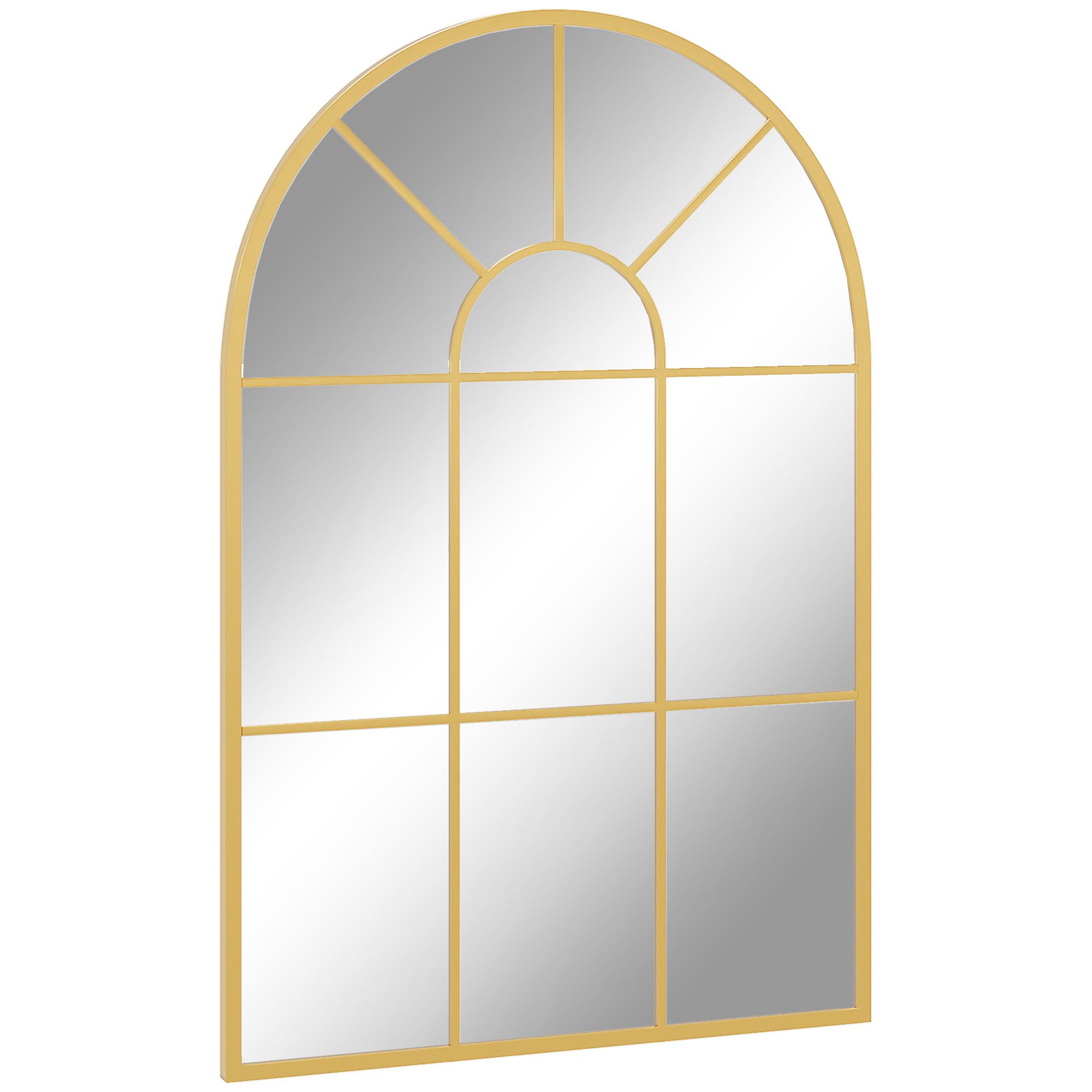 furnicato Spiegel Wandspiegel, Fenster-Design, Flurspiegel, Metallrahmen, günstig online kaufen