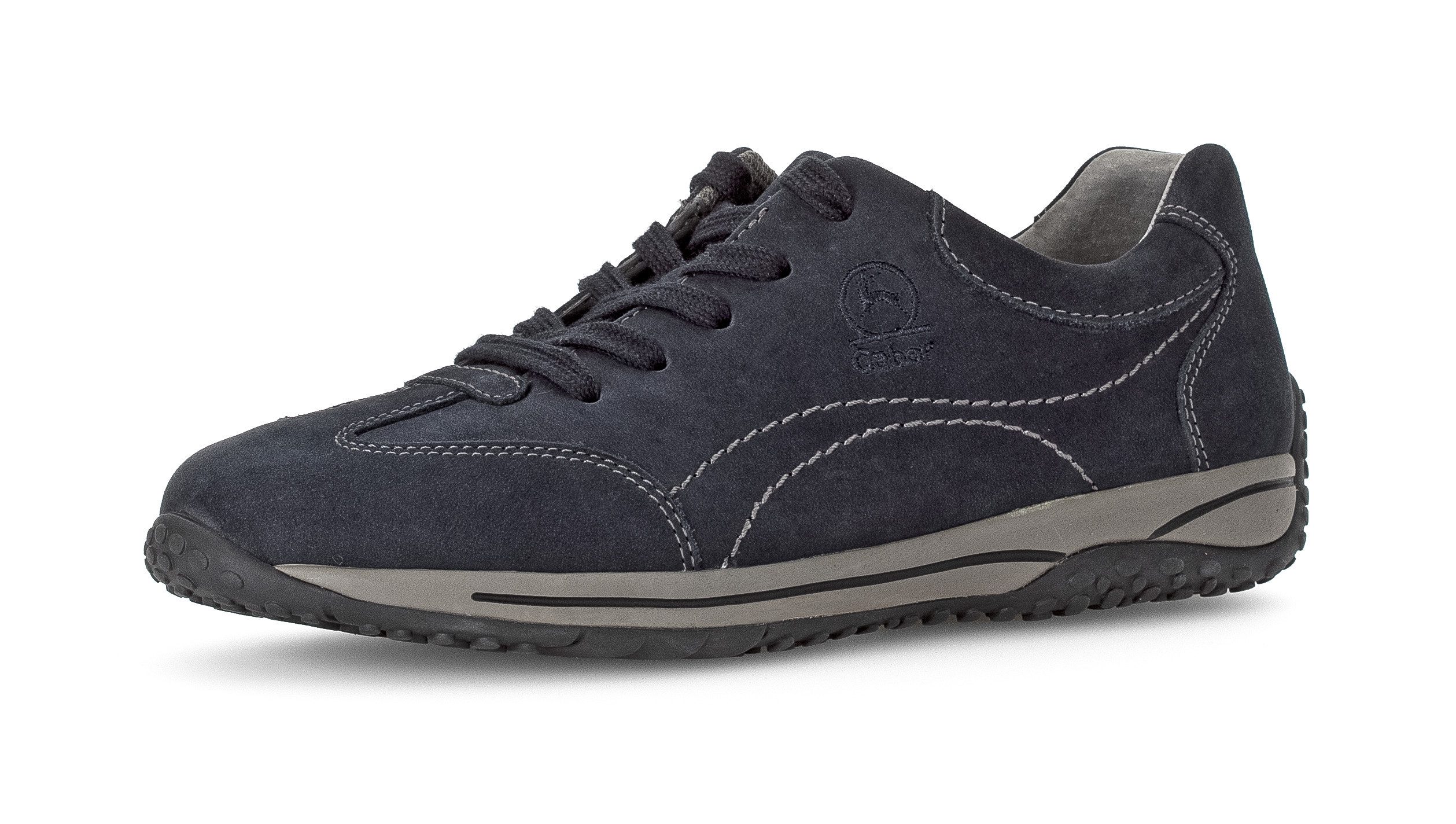 Gabor FLORENZ Schnürschuh mit kontrastfarbenen Ziernähten, Freizeitschuh, Halbschuh, Schnürschuh