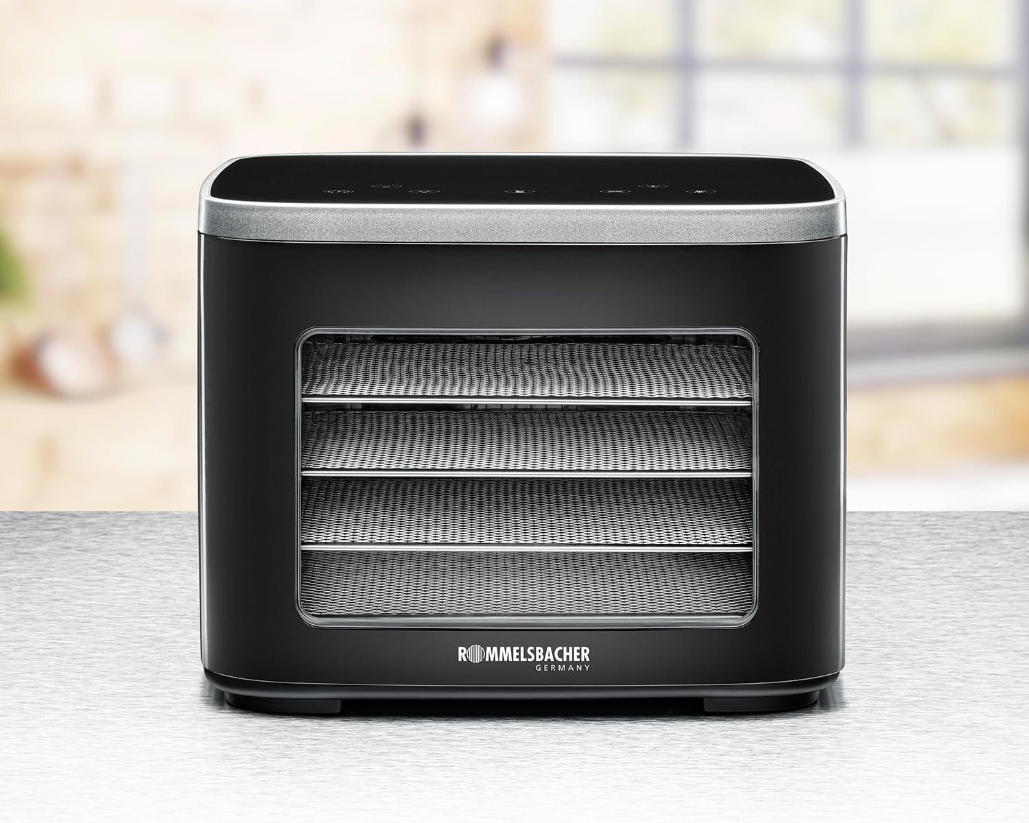 Rommelsbacher Dosenöffner DA 450, Dörrautomat mit Timer und Temperaturregelung