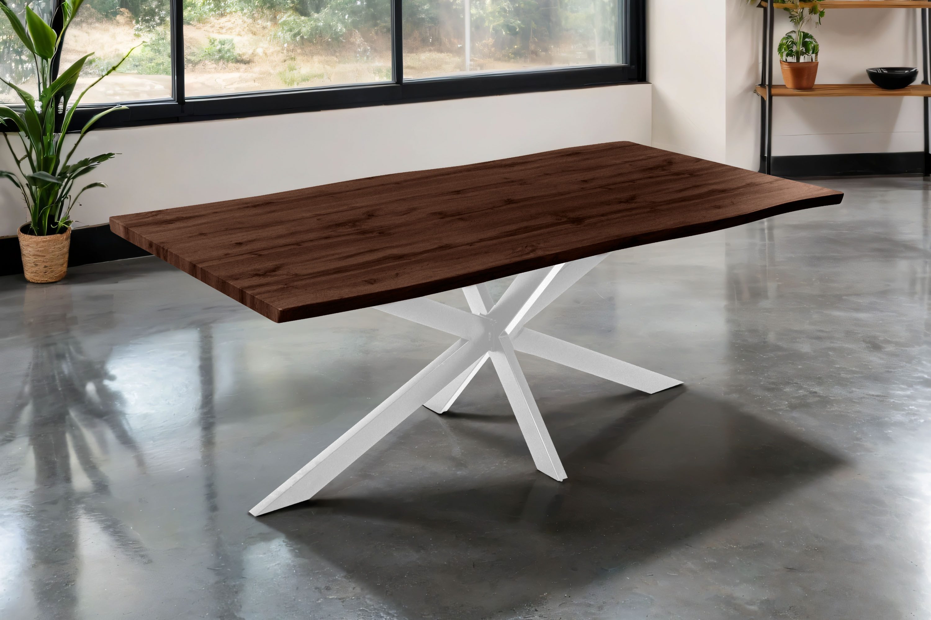 SAM® Esstisch TorbenS, verschiedene Holz-Optiken, Spider-Metallgestell, günstig online kaufen
