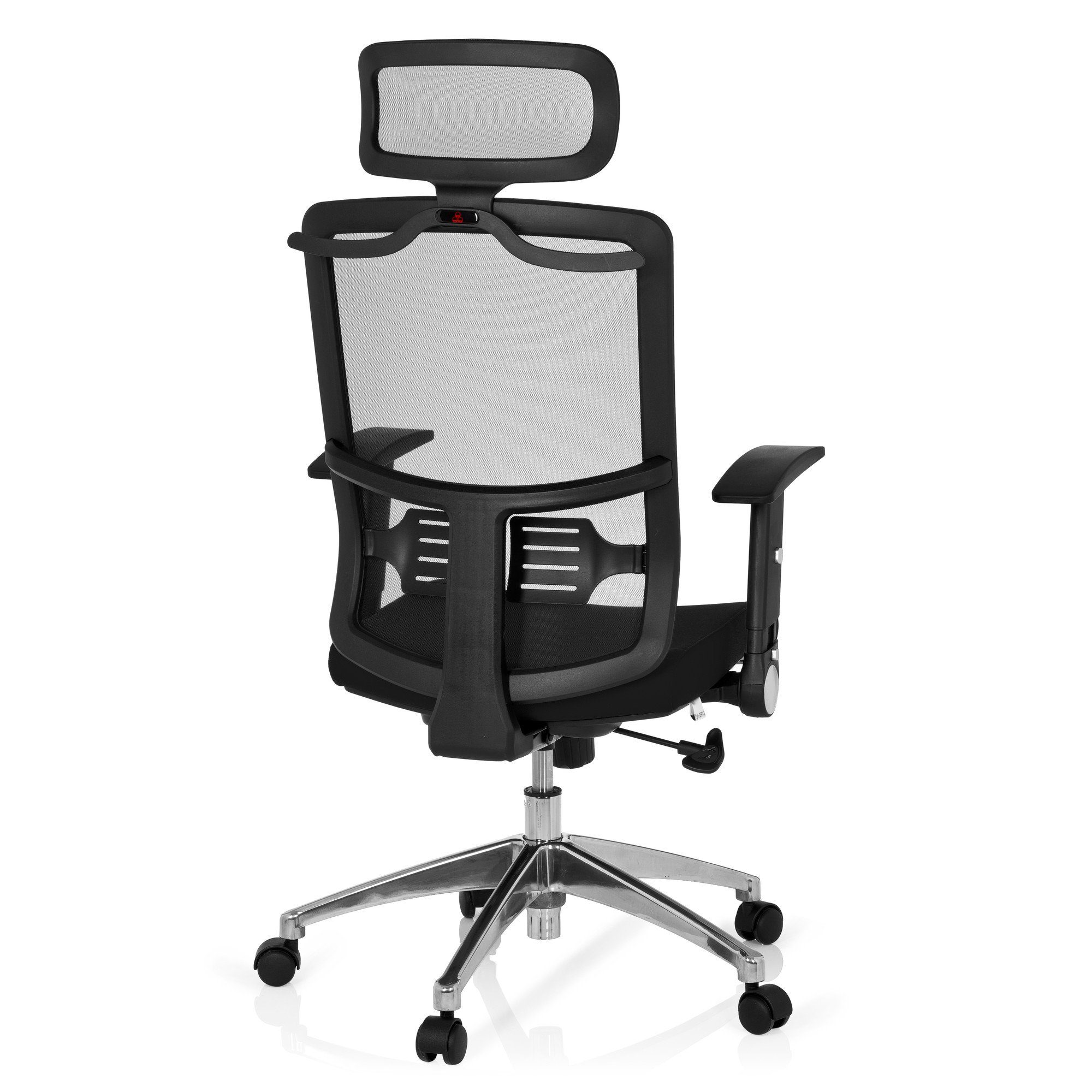 Bürostuhl CAYEN Schreibtischstuhl Stoff Profi Drehstuhl Schwarz ergonomisch OFFICE (1 St), hjh