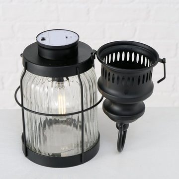 BOLTZE Tafelkerze (Packung, 1-tlg., Pack), Tolle Tischlampe, LED Laterne VOLTA. Vintage Industrie Look
