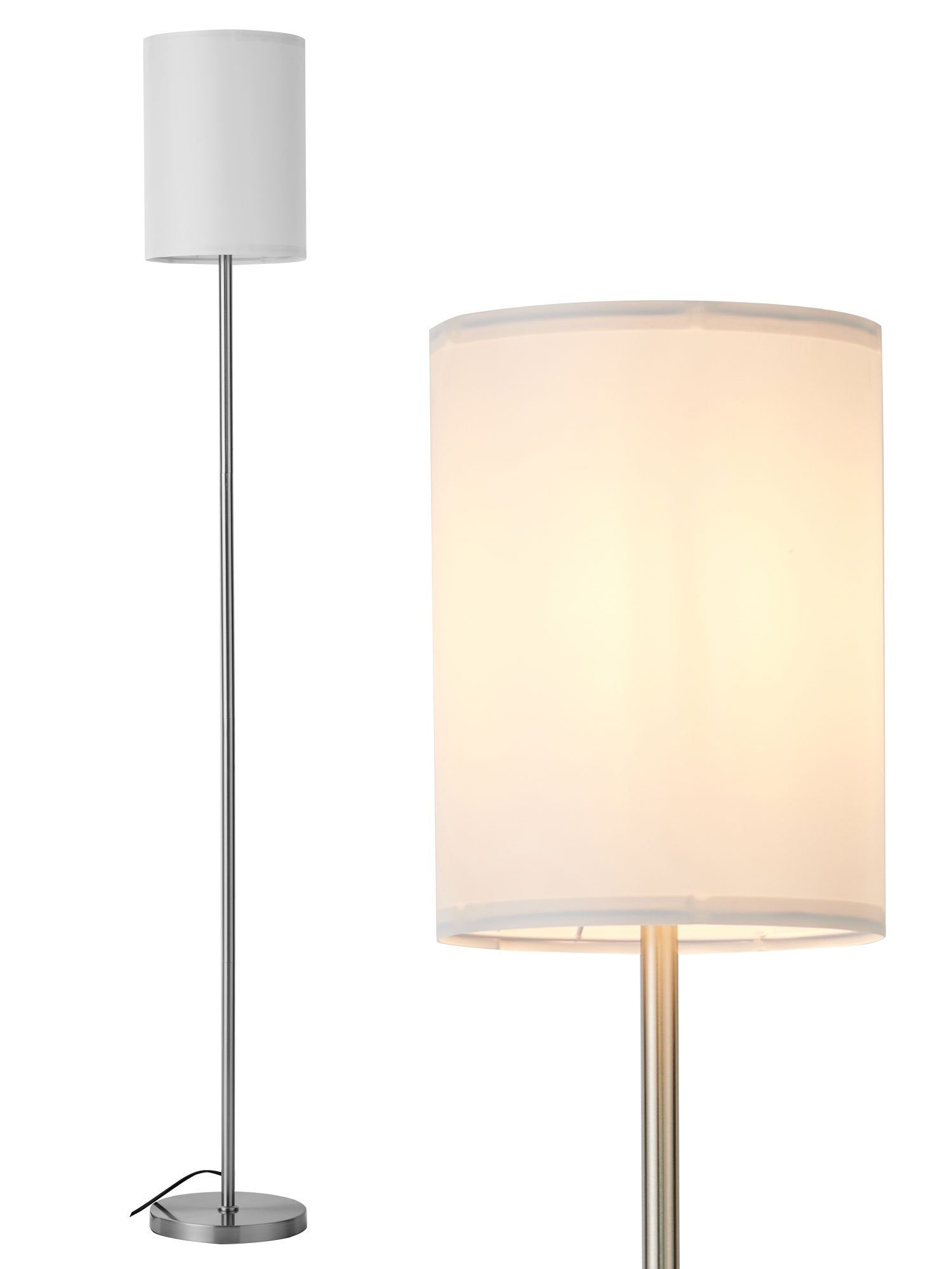 Daskoo LED Stehlampe Standleuchte Leselampe Wohnzimmer, günstig online kaufen