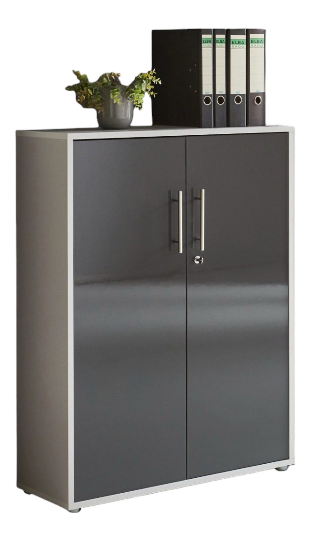 moebel-dich-auf Aktenschrank OFFICE EDITION (abschließbar, Metallgriffe, günstig online kaufen