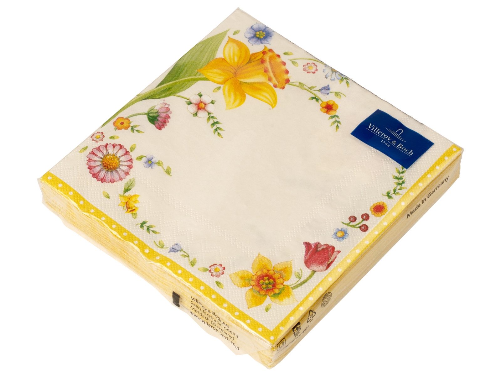 Villeroy & Boch Stoffserviette Fantasy L - Serviette Osterblume 33 x 33 cm