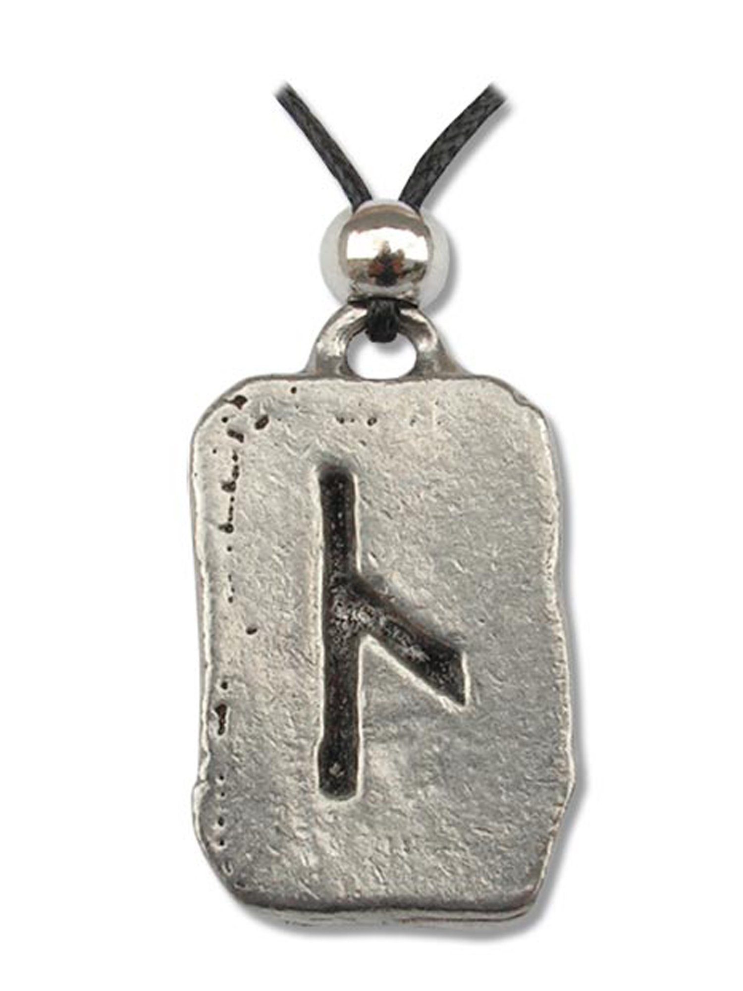 Adelia´s Amulett Anhänger Runensteine, Ken - Starke Energie, Mit einem  schwarzen Kordelhalsband ausgestattet | Kettenanhänger