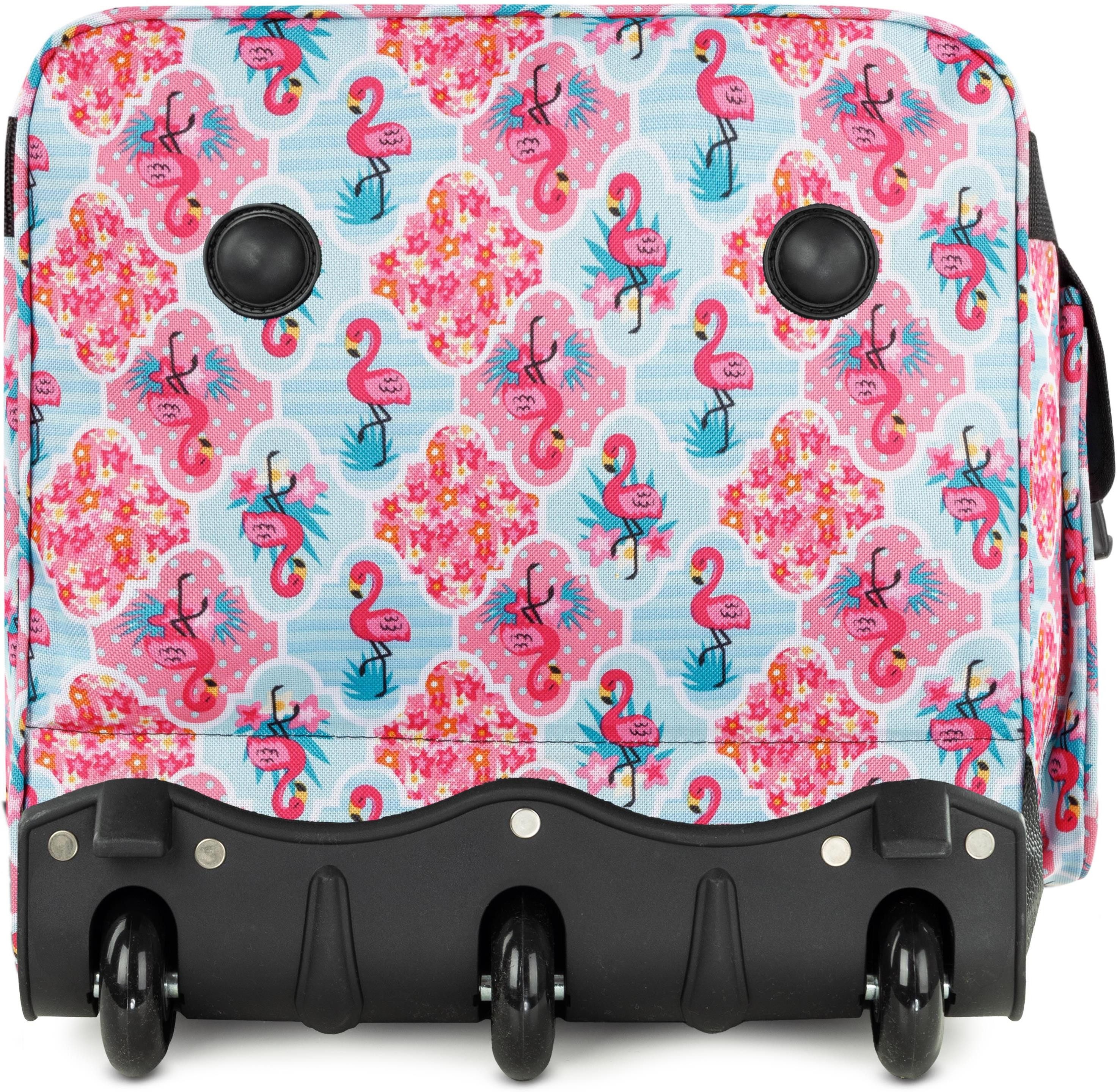normani Reisetasche Reisetasche mit 3 Rollen 80 Liter, Trolley mit leichtläufigen Rollen