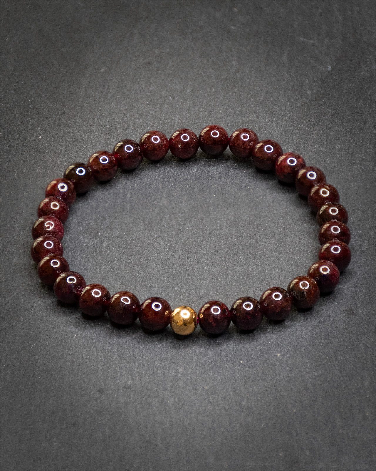 MayTree Armband Granat (Stück, 1-tlg), mit Perle aus 925Silber, 24K vergold günstig online kaufen