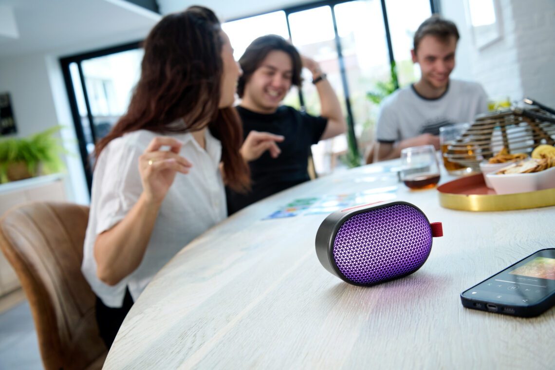 BigBen Bluetooth portabler Lautsprecher Party Fly Disco Licht AU389418 Portable-Lautsprecher