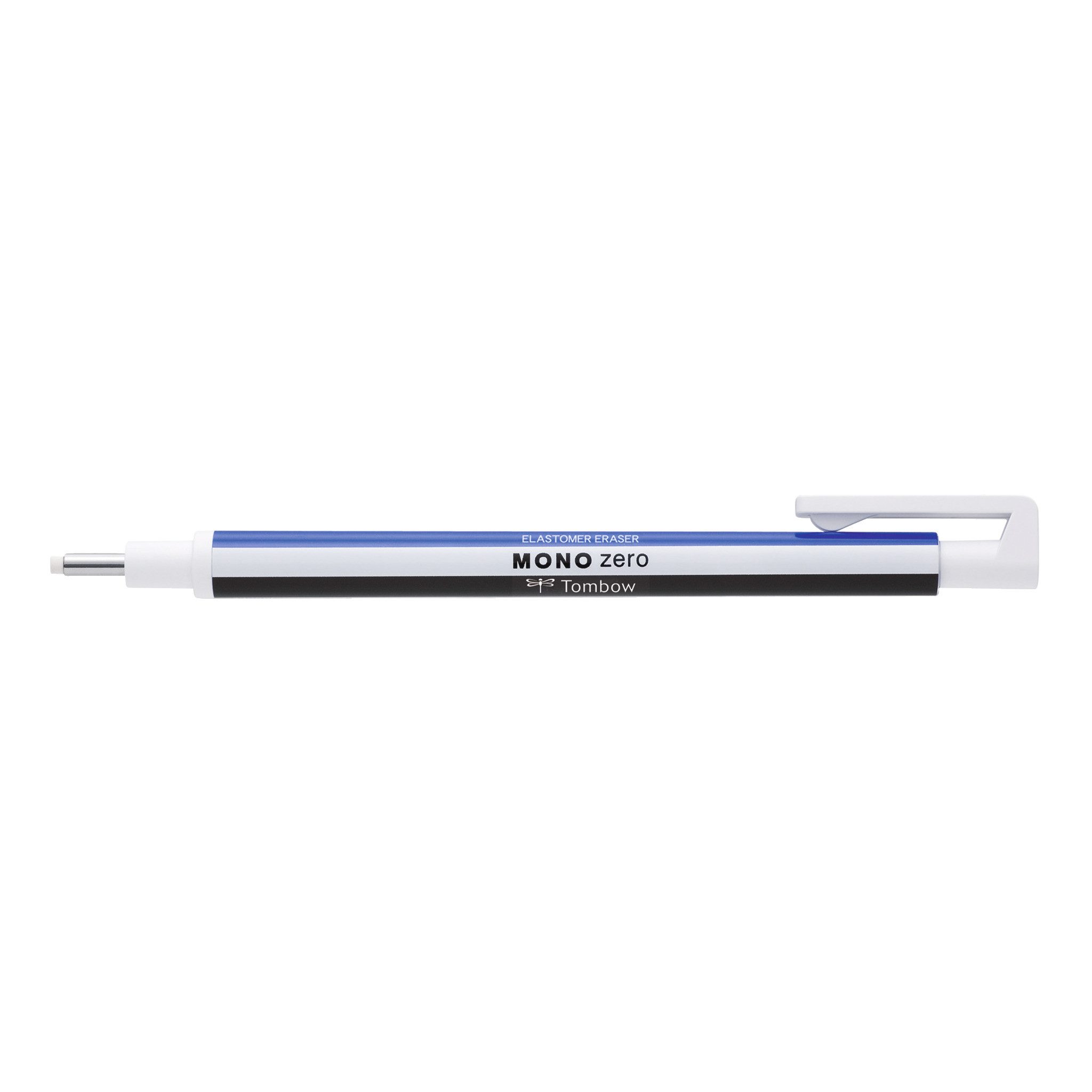 TOMBOW Radiergummi MONO zero, Radierstift, runde 2,3 mm Spitze, nachfüllbar, präzises Radieren