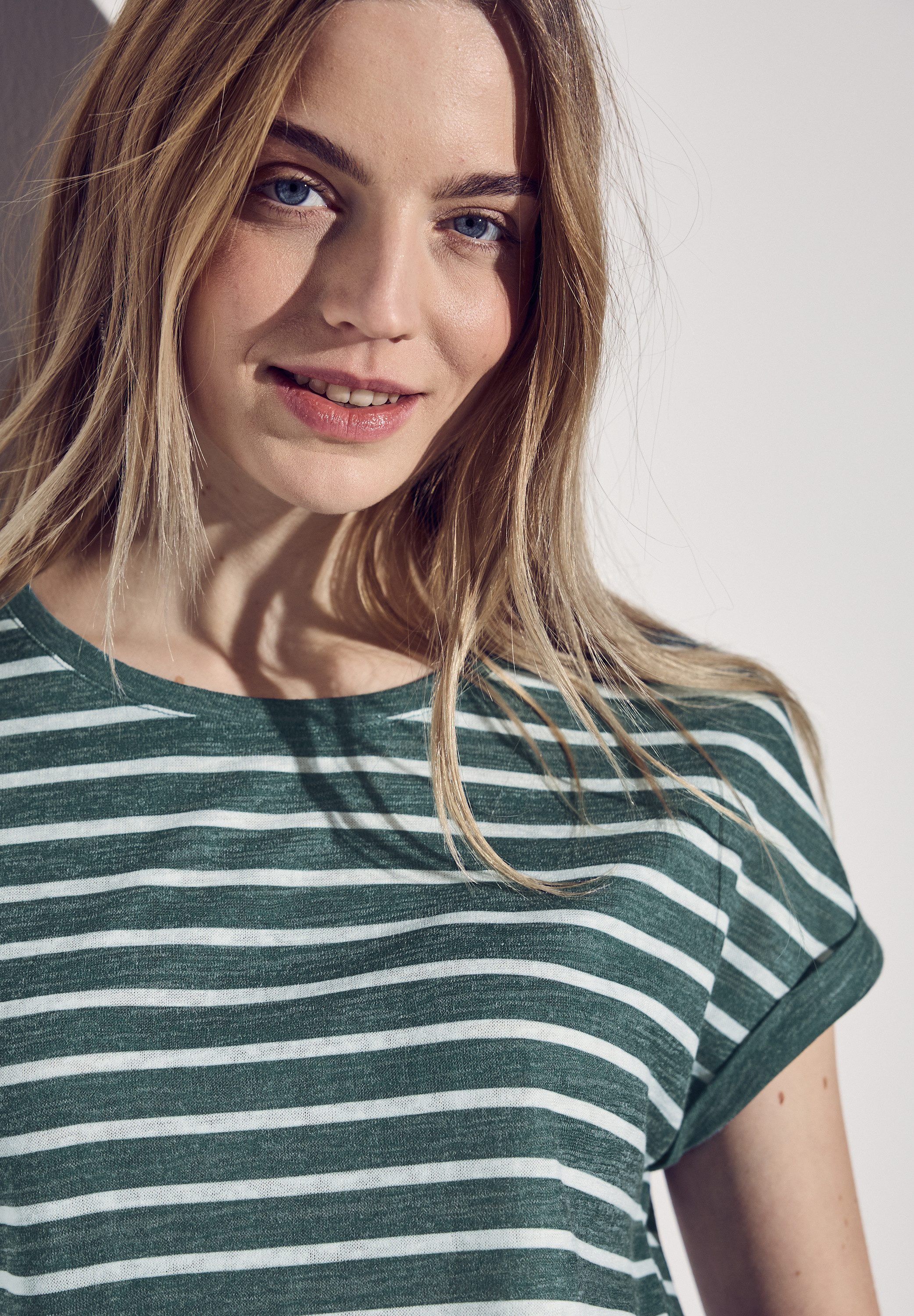 STREET ONE Shirttop mit Streifenmuster