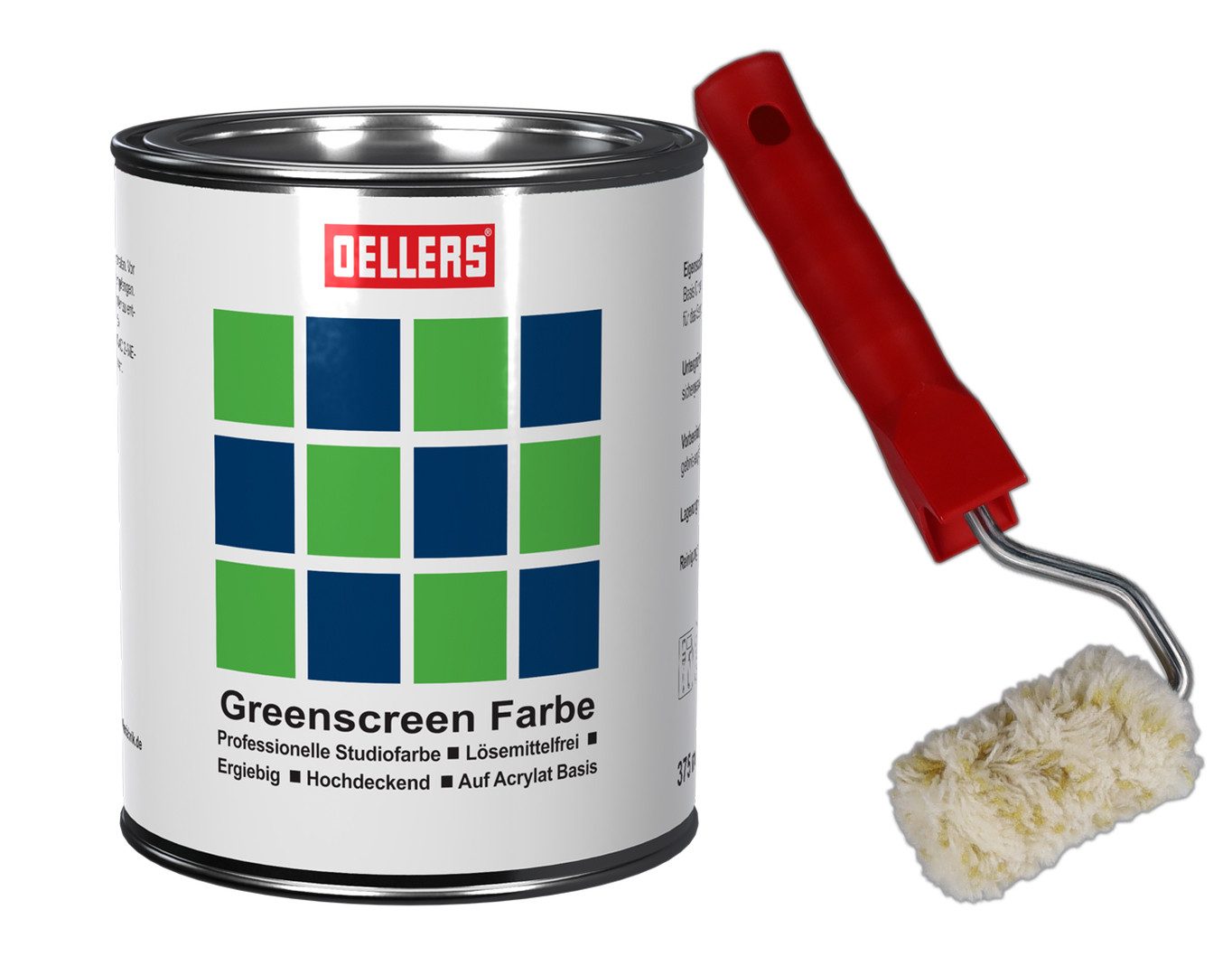 OELLERS Wandfarbe Greenscreen Farbe