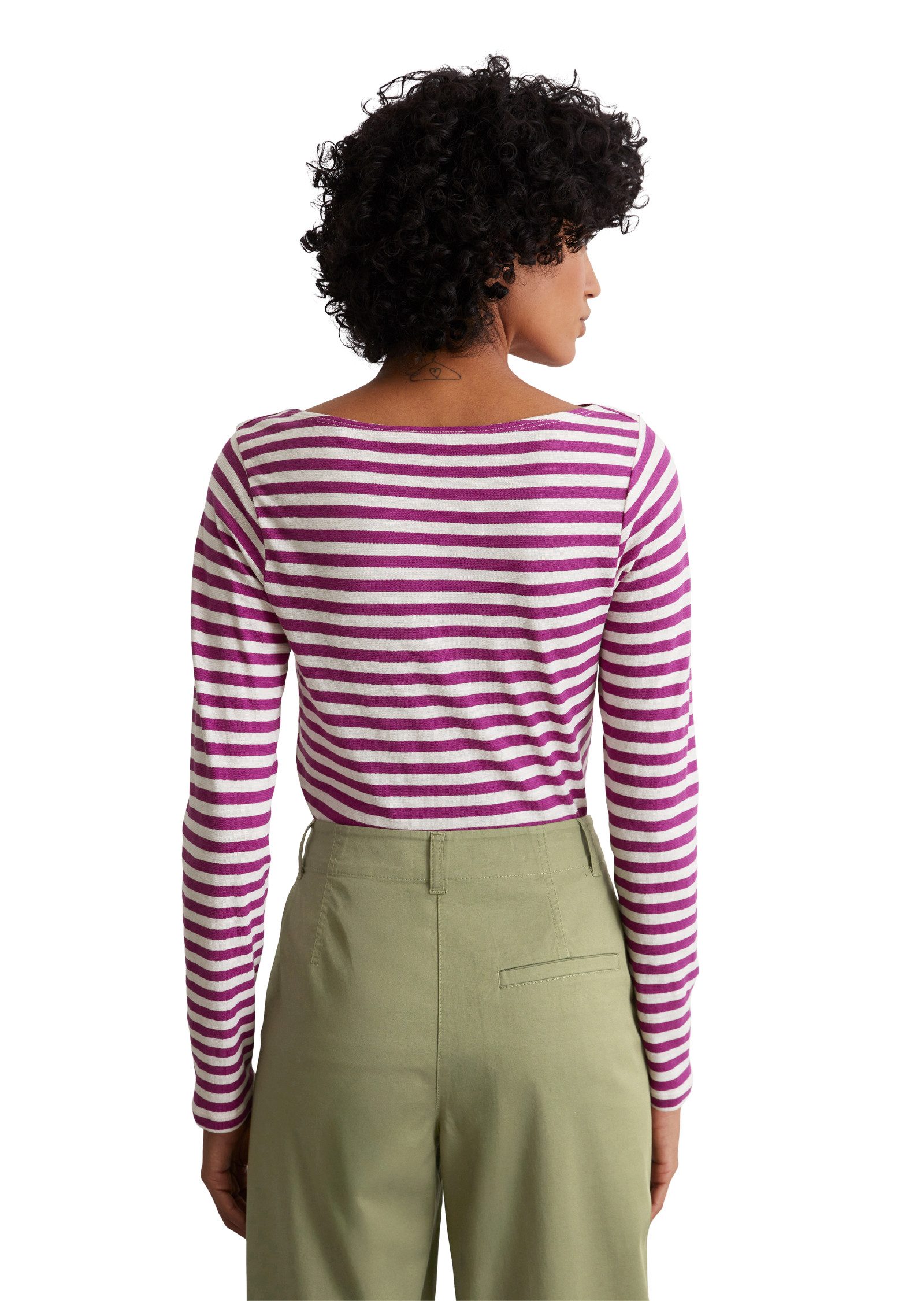 Marc O'Polo Langarmshirt im schönen Streifenmuster günstig online kaufen