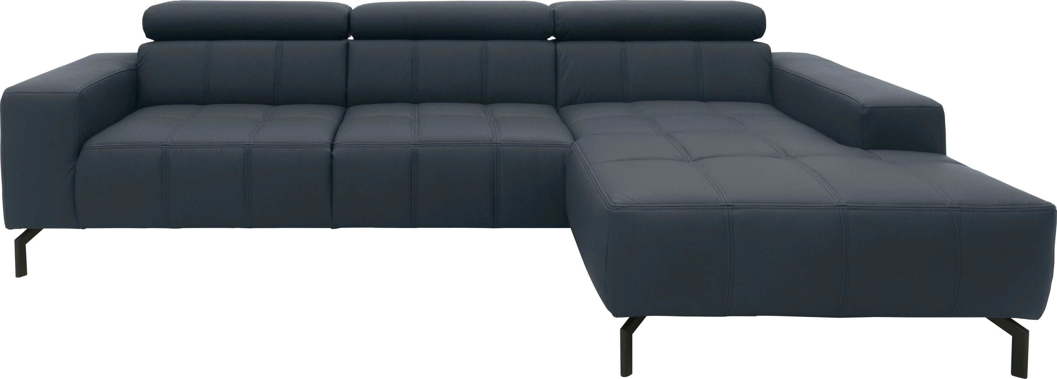 DOMO collection Ecksofa "Cunelli tolle Sitznähte als Designelement, fester günstig online kaufen
