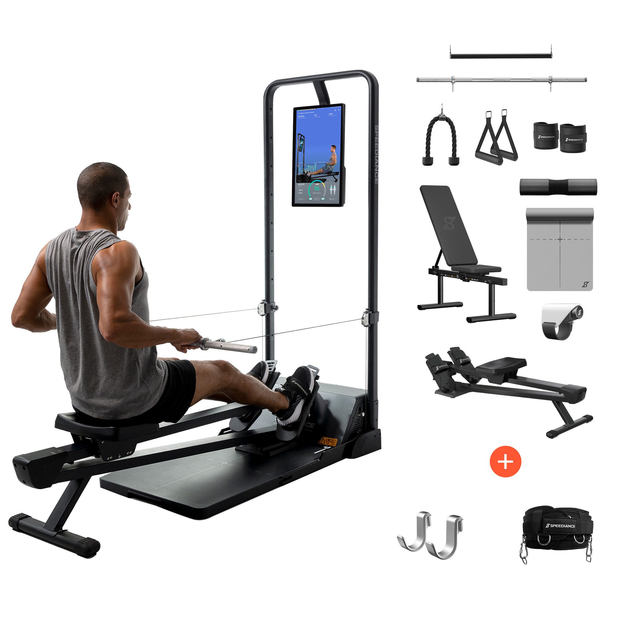 SPEEDIANCE Ganzkörpertrainer Kompakte und platzsparende Kraftstation Home Gym