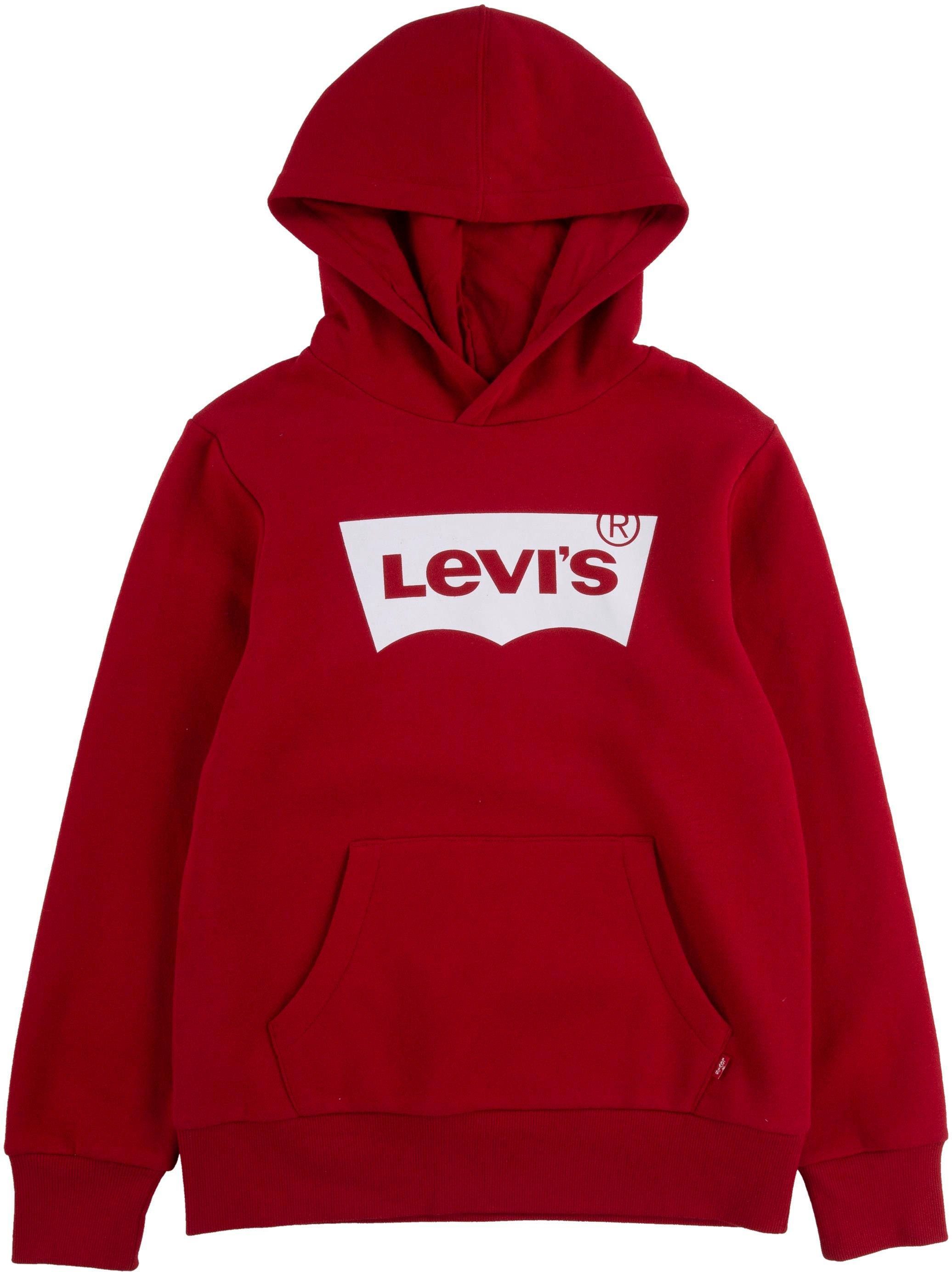 red HOODIE Kapuzensweatshirt Levi's® Kids for BOYS BATWING