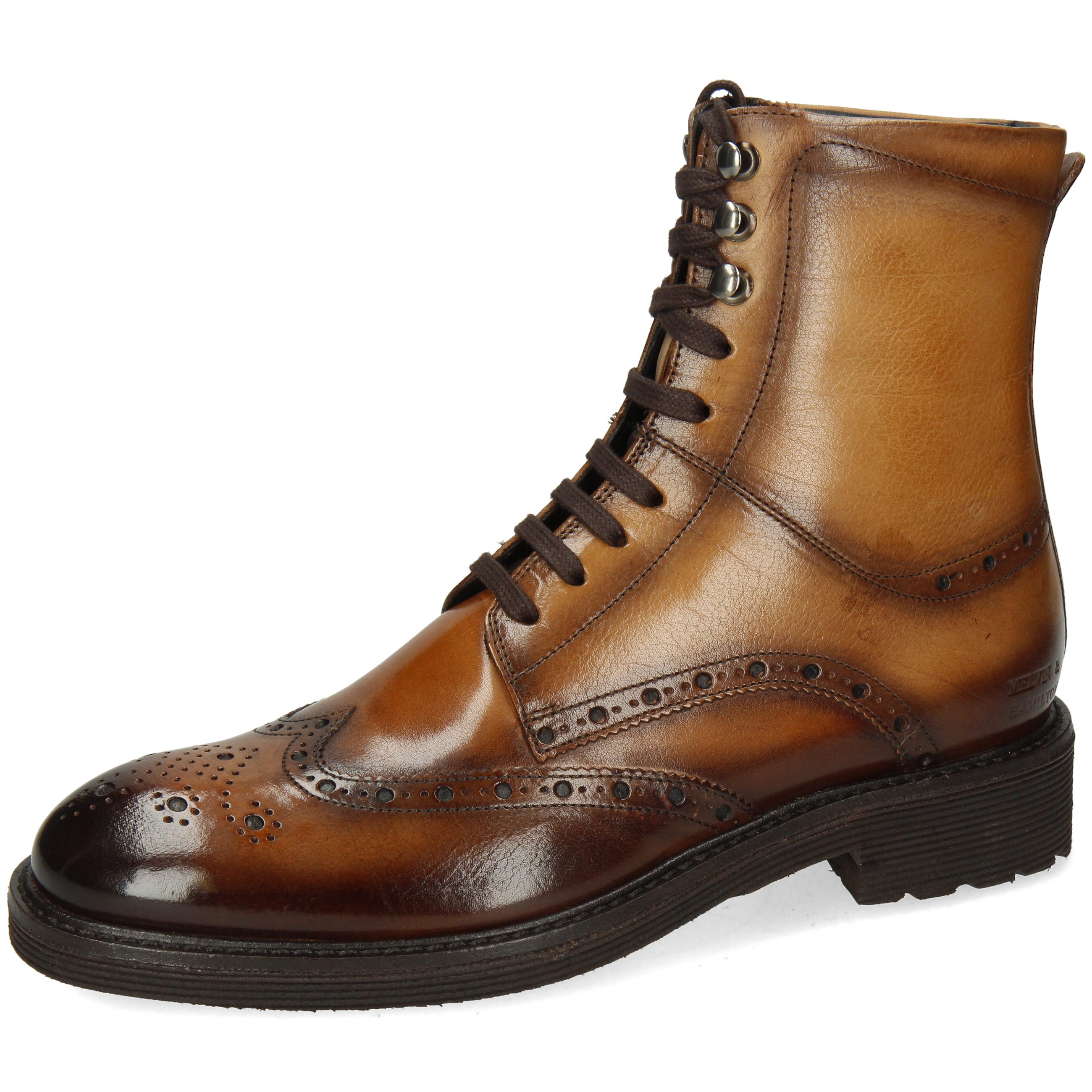 Melvin & Hamilton Herren-Stiefeletten Trevor 34 – Handgefertigt Aus Leder
