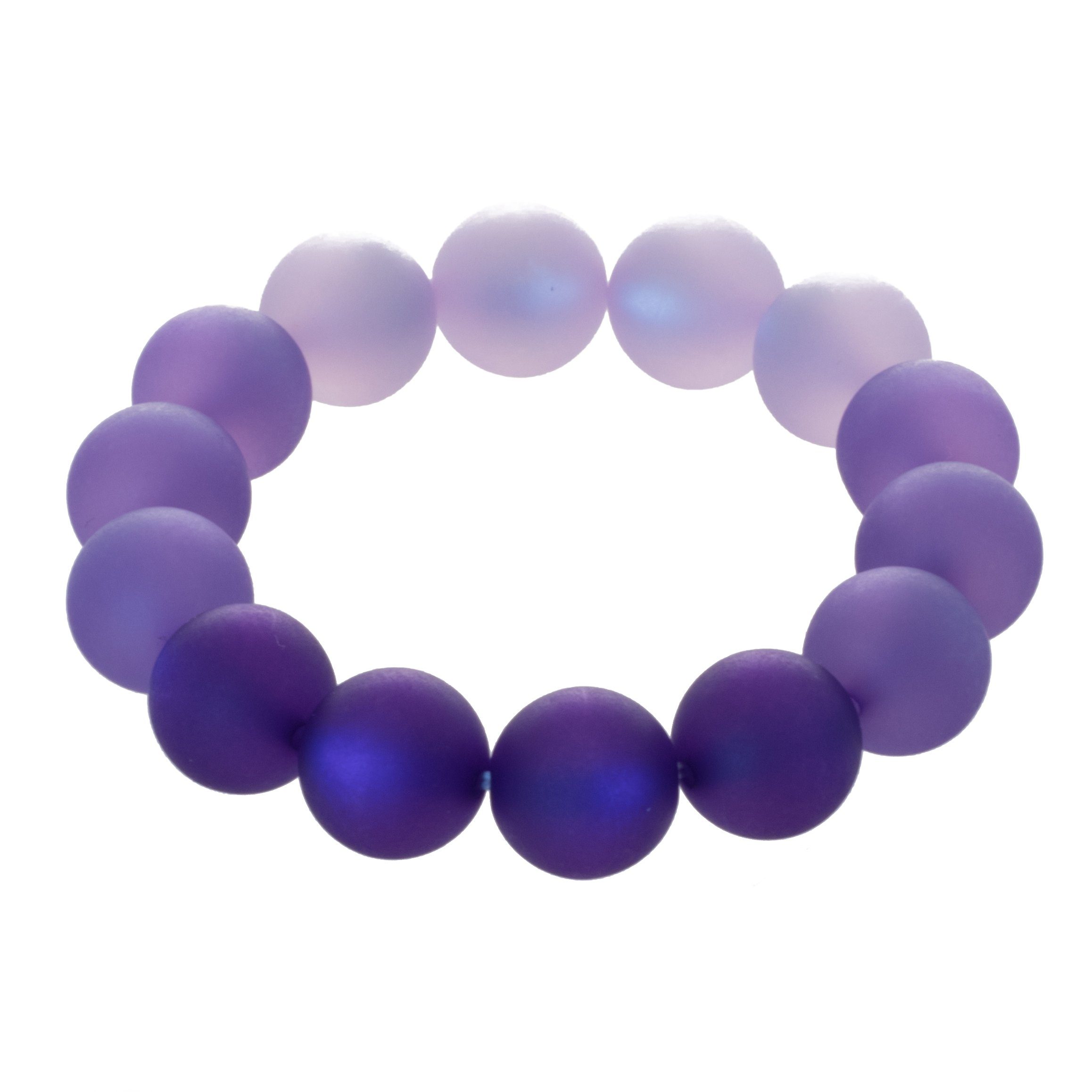 Bella Carina Armband Polaris Perlen Armband violett 14 mm, violett 14 mm Perlen
