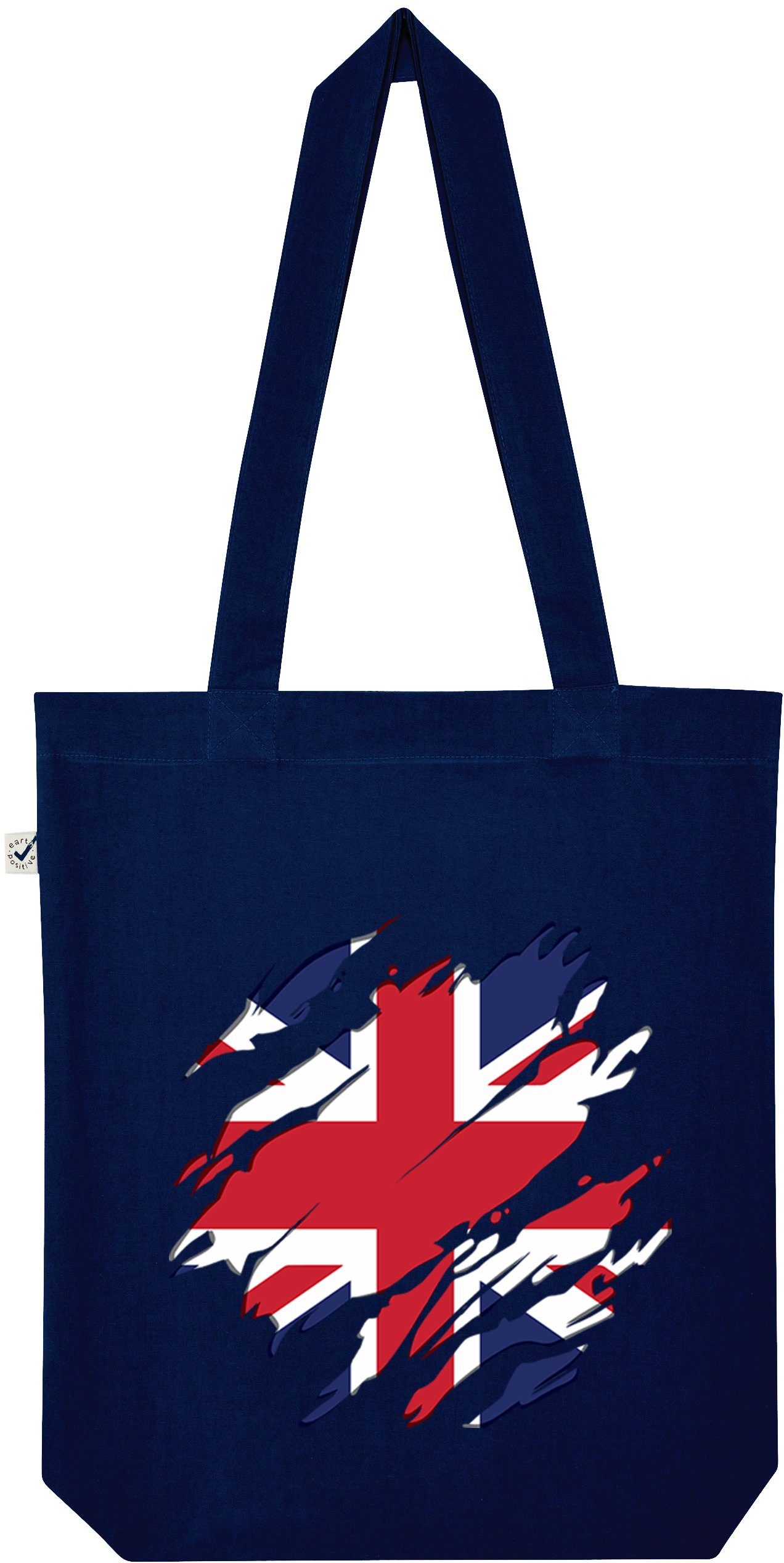 Tragetasche England Britain Jutebeutel Tasche Lange Henkel