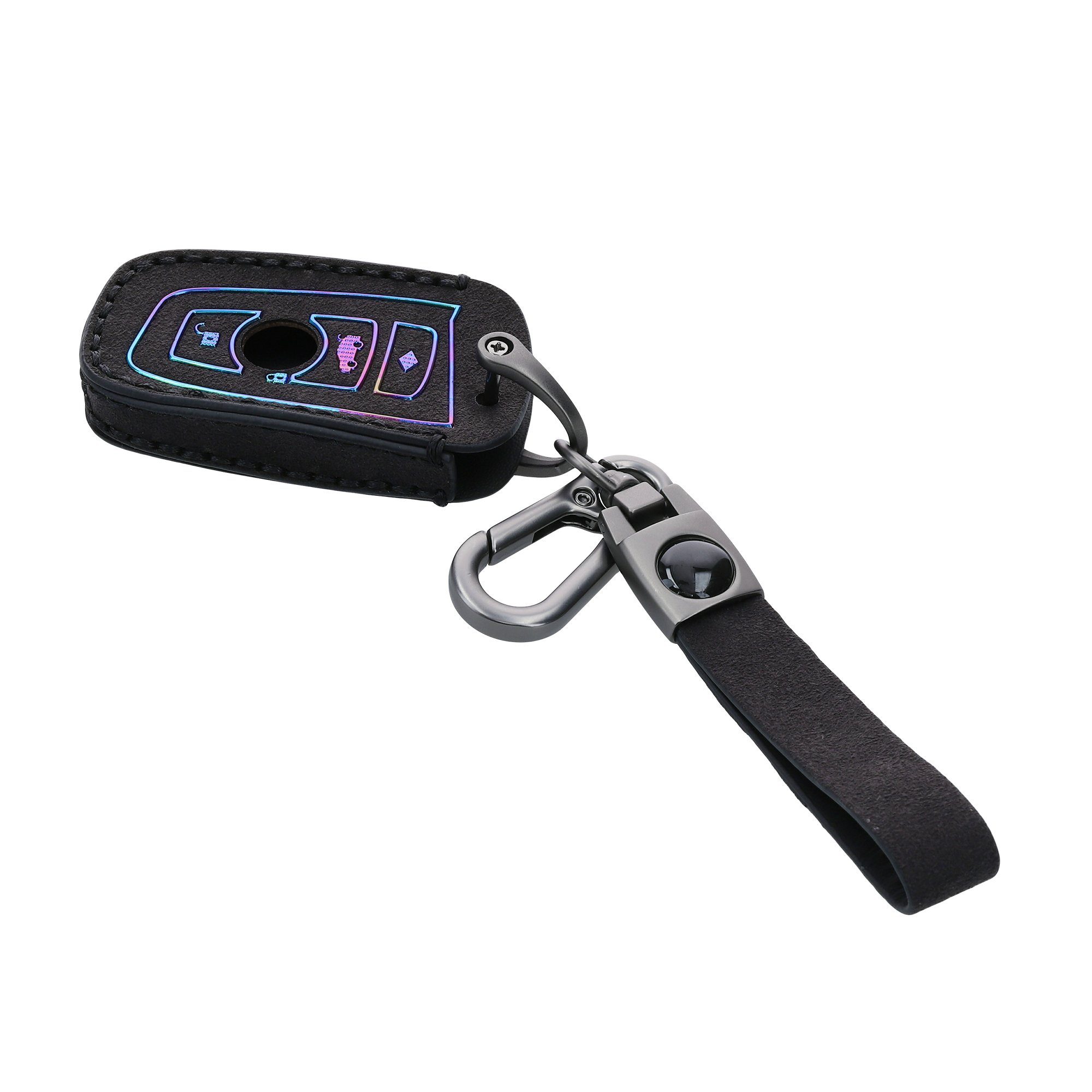Schlüsselhülle BMW, Case Cover Autoschlüssel kwmobile Schlüssel Schlüsseltasche für Kunstleder Hülle